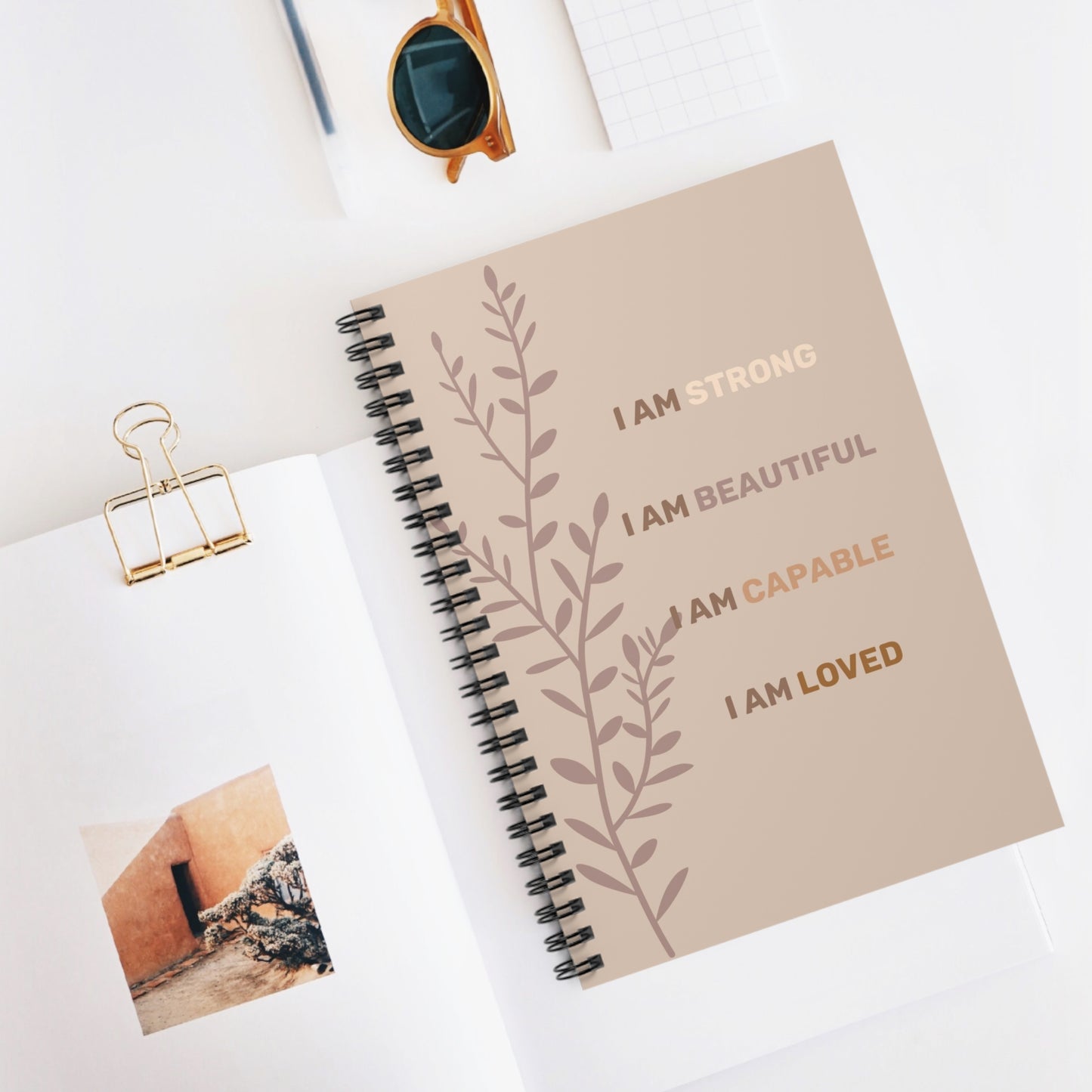 Positive Affirmation Spiral Notebook