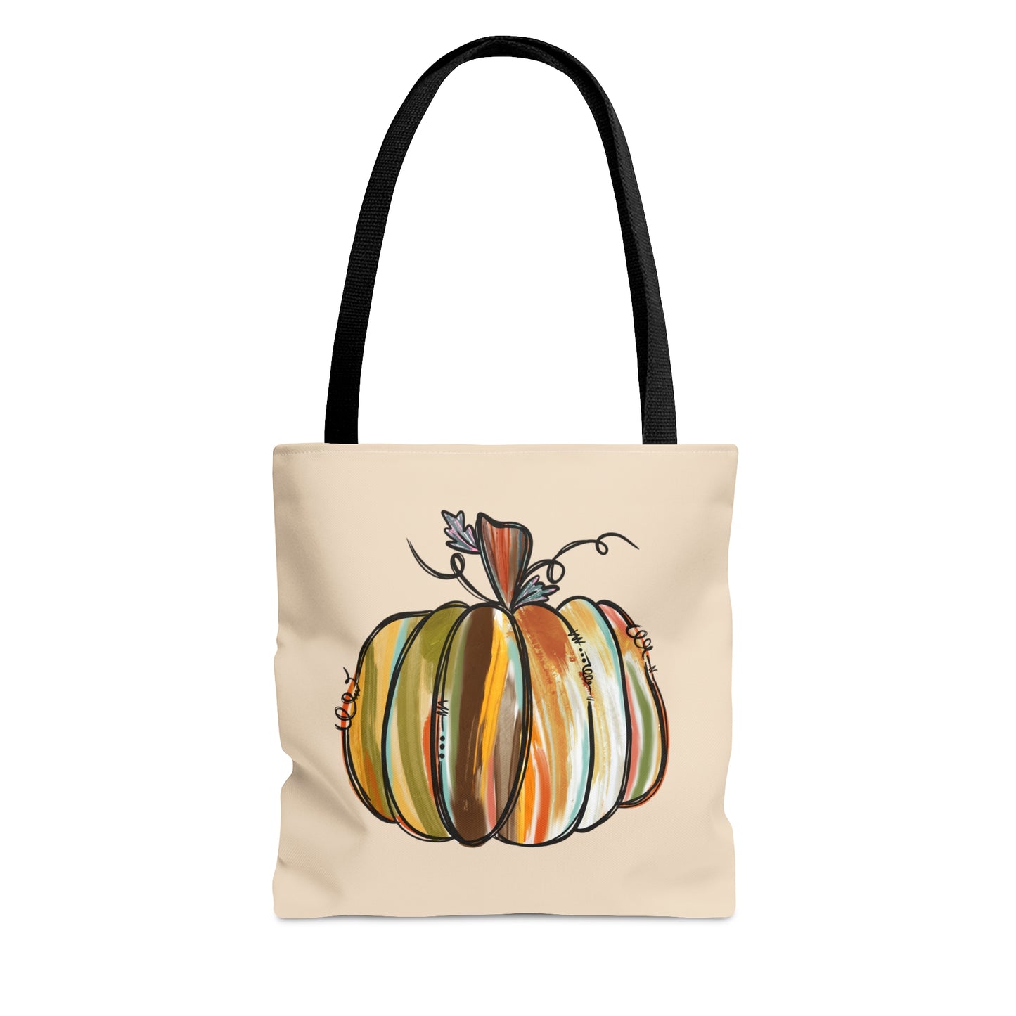 Painted Pumpkin Tote