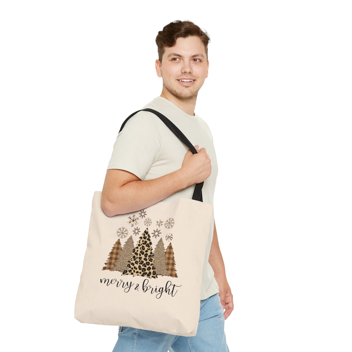 Leopard Print Trees Tote Bag