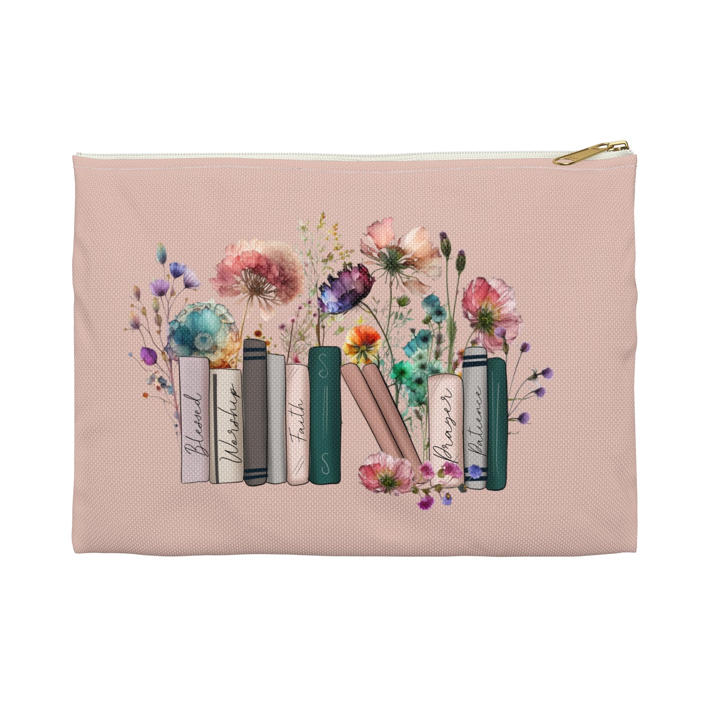Floral Bibles Accessory Pouch
