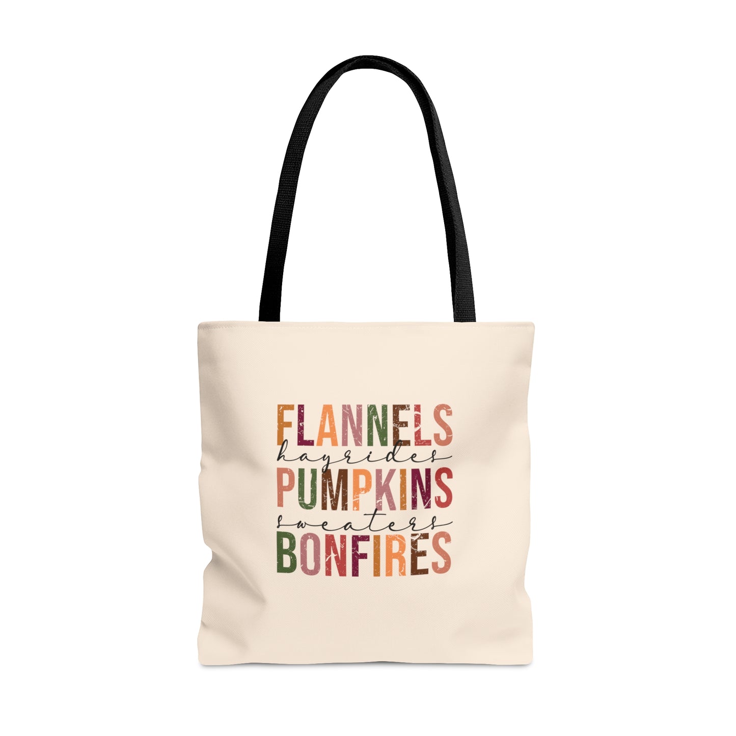 Flanner Pumpkins Bonfires Tote