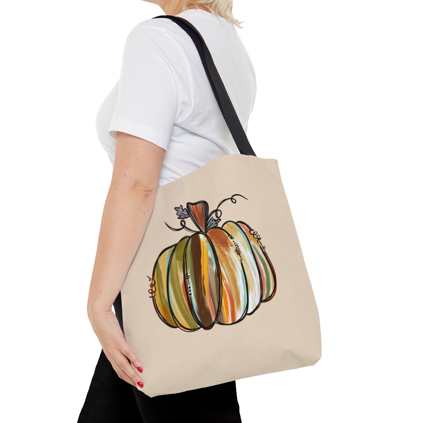 Painted Pumpkin Tote