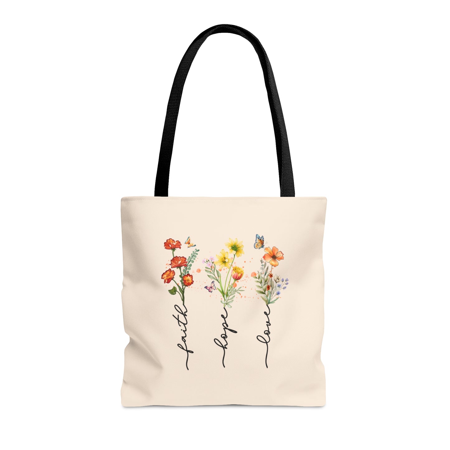 Faith Hope Love Wildflower Tote (FOR POPUPS)