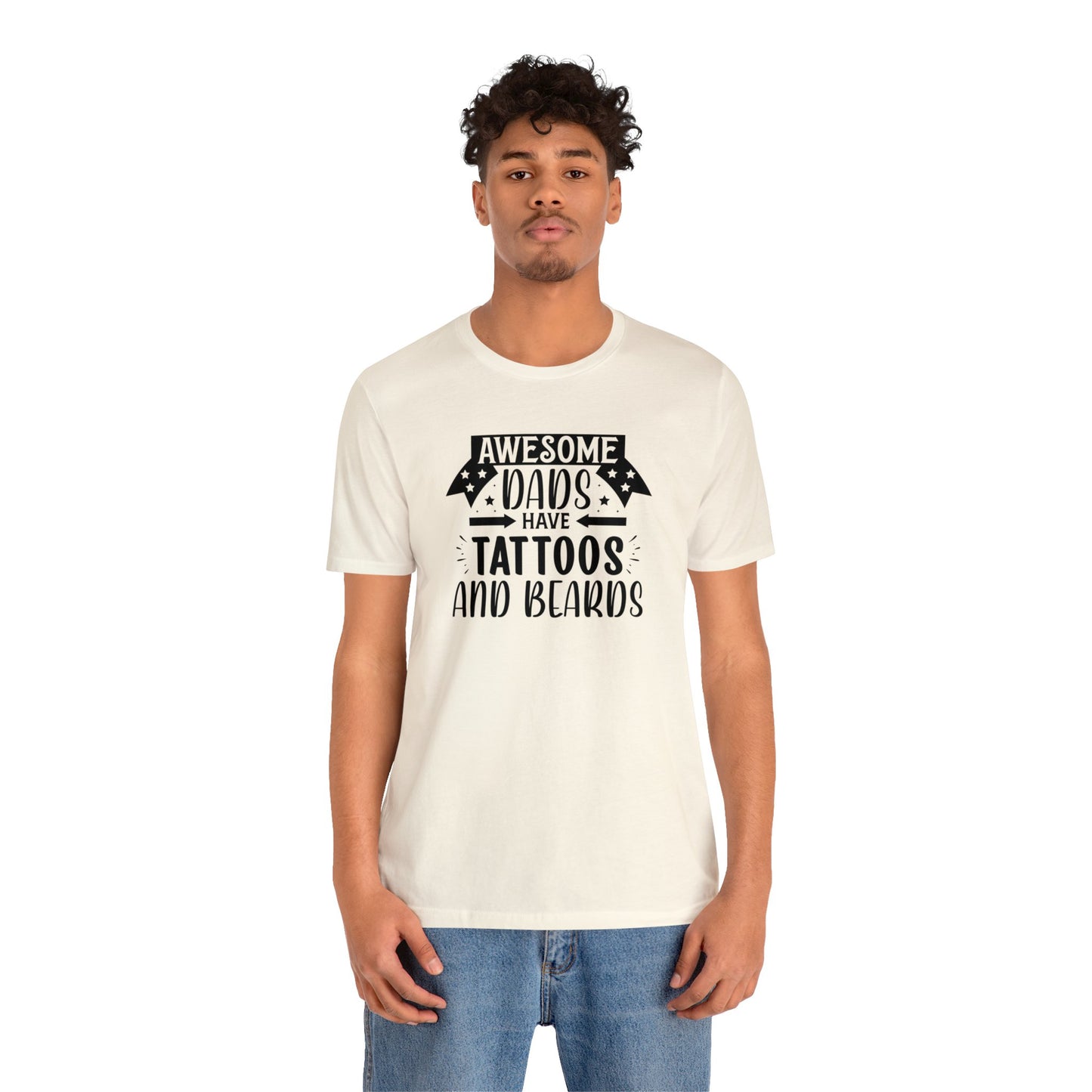 Beard and Tattoo Dad Tshirt