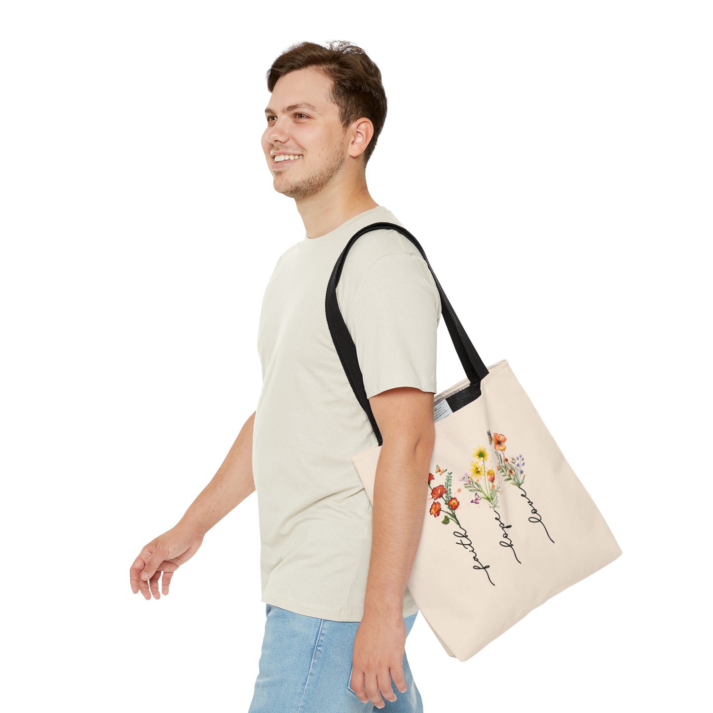 Faith Hope Love Wildflower Tote (FOR POPUPS)