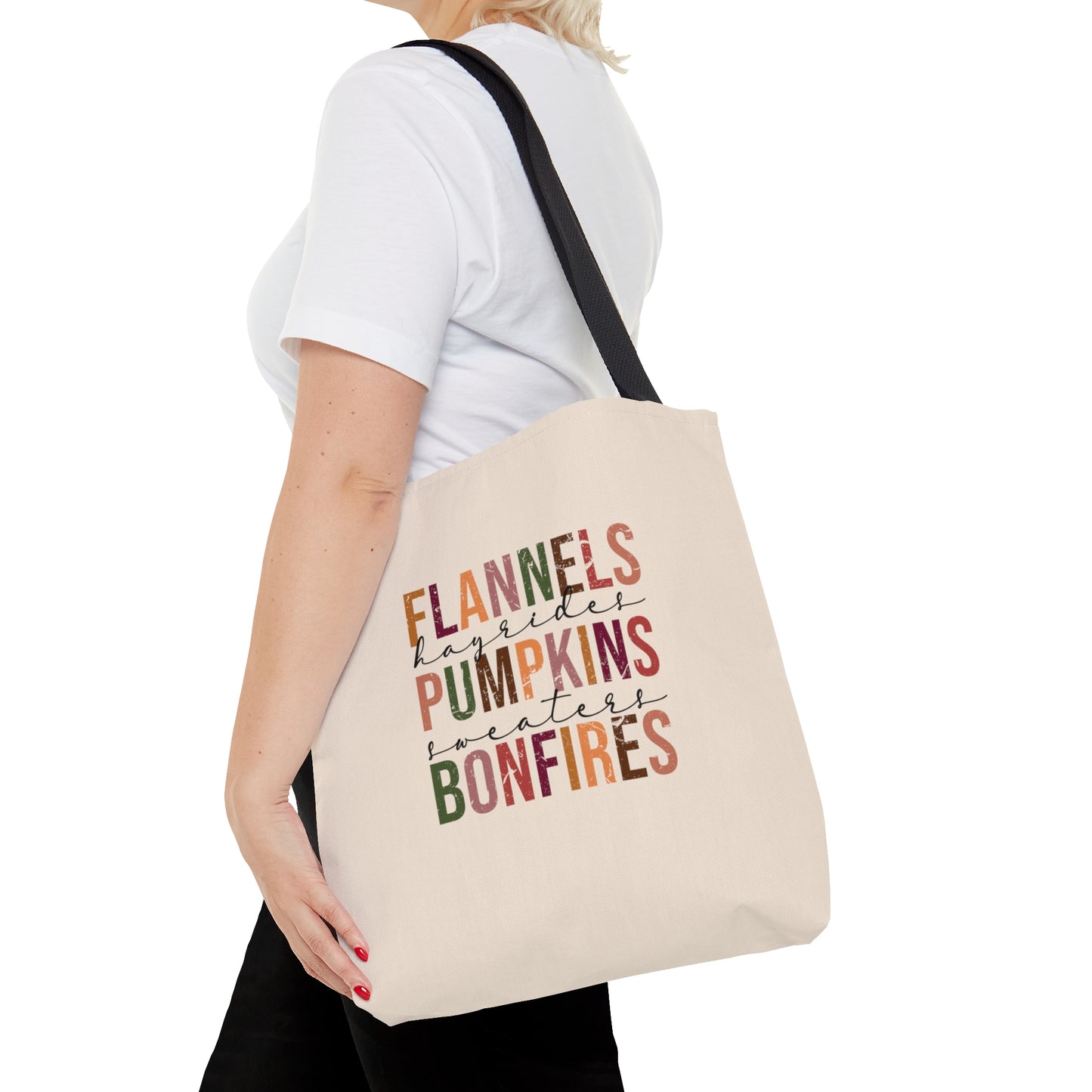 Flanner Pumpkins Bonfires Tote