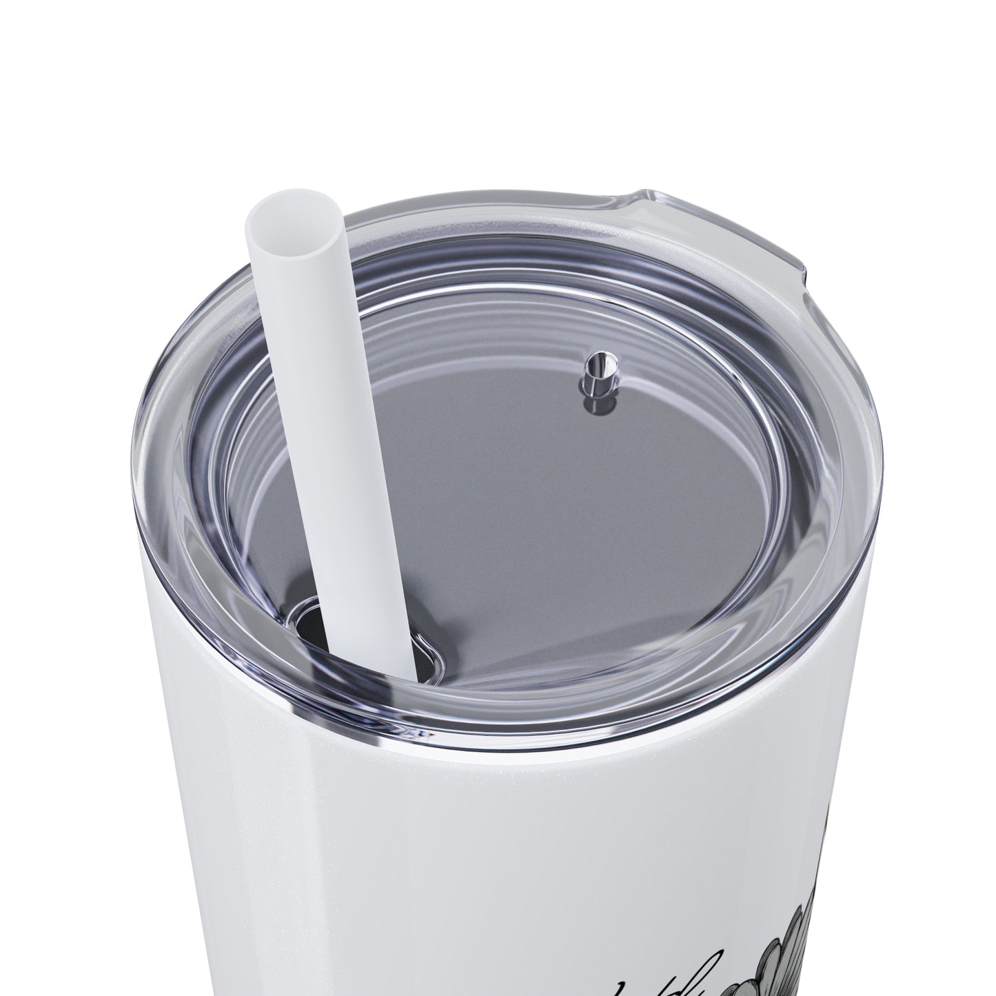 With God Tumbler w/ Straw