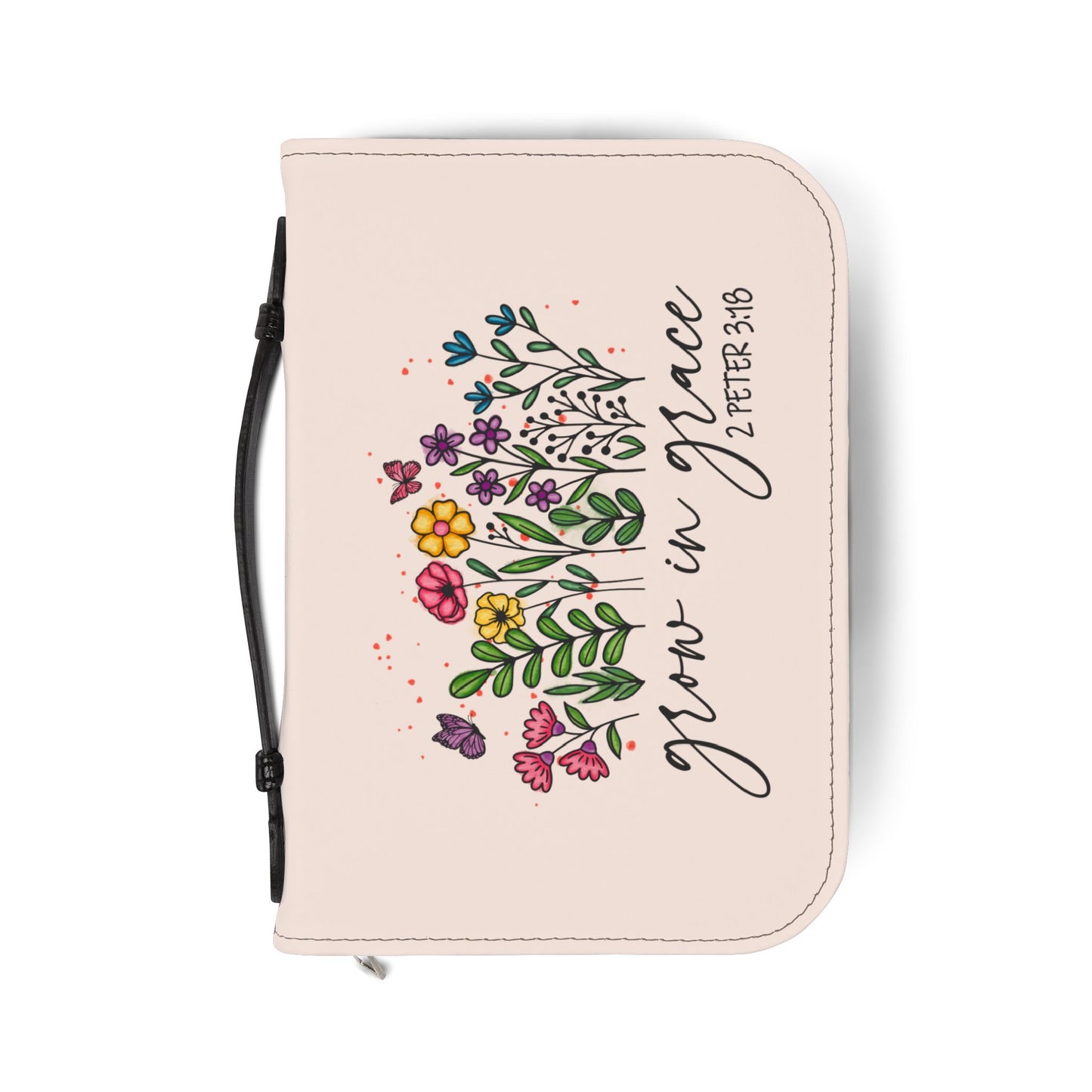 Grow in Grace Floral Bible Cover