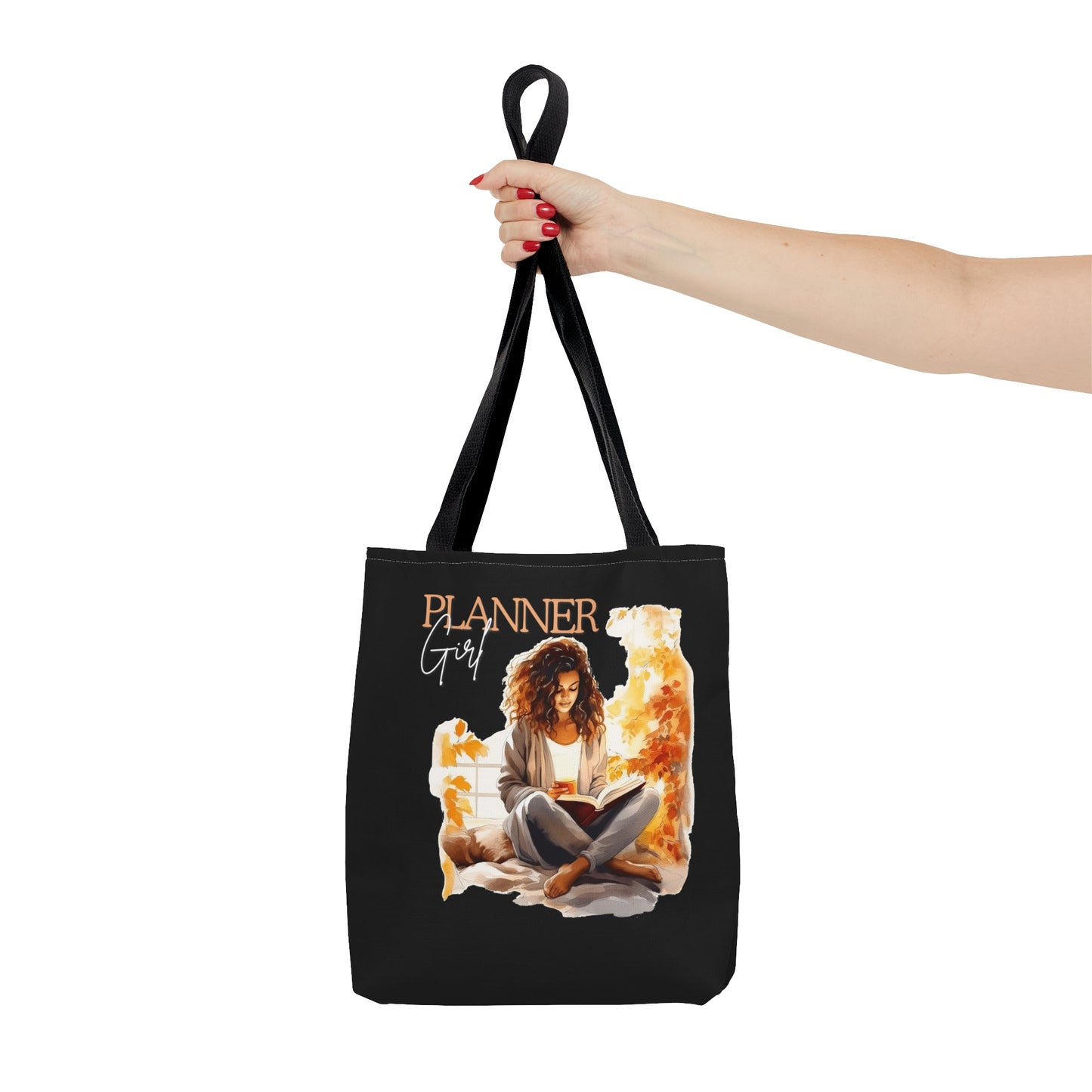Cozy Planner Girl Tote Bag