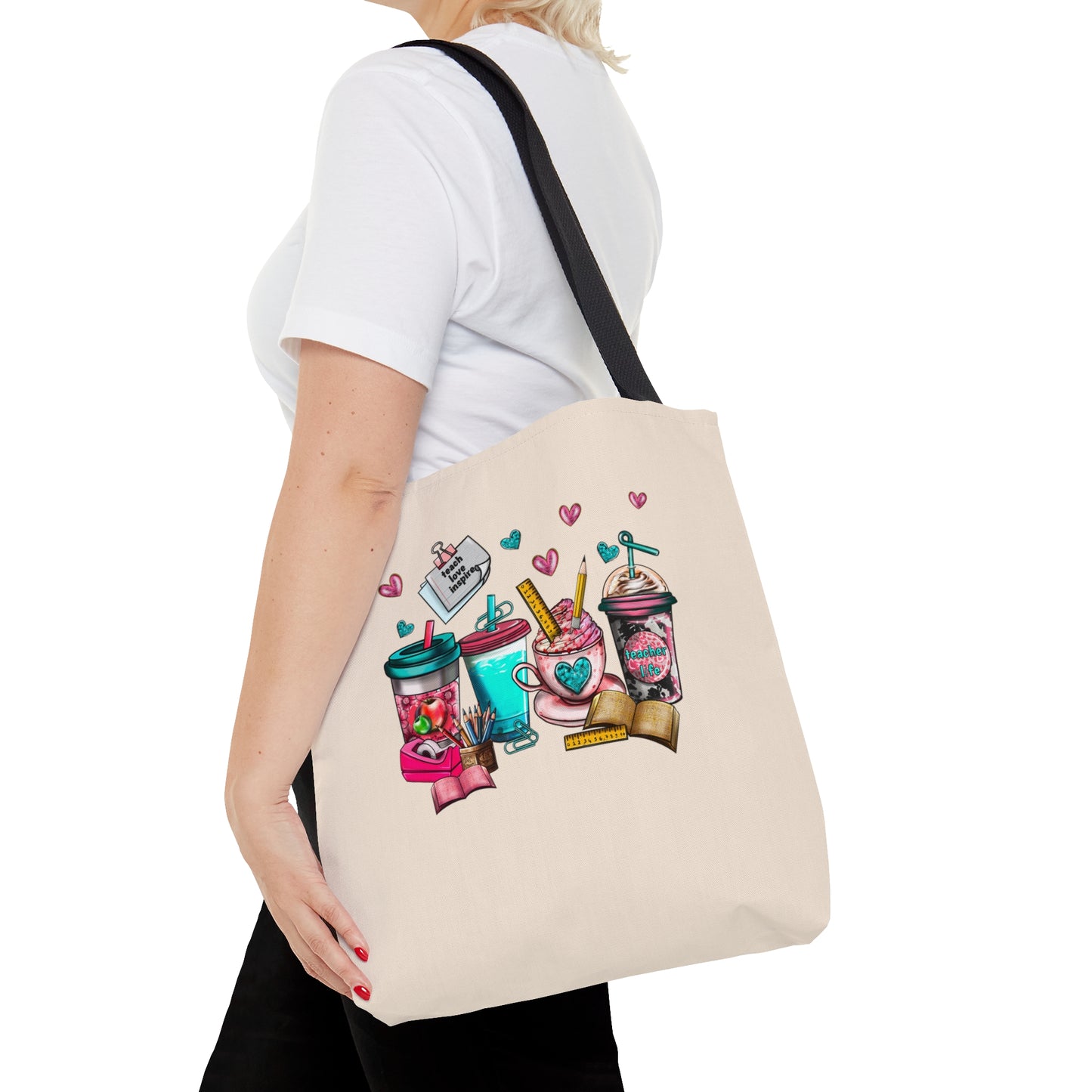 Caffeinate and Educate Tote Bag