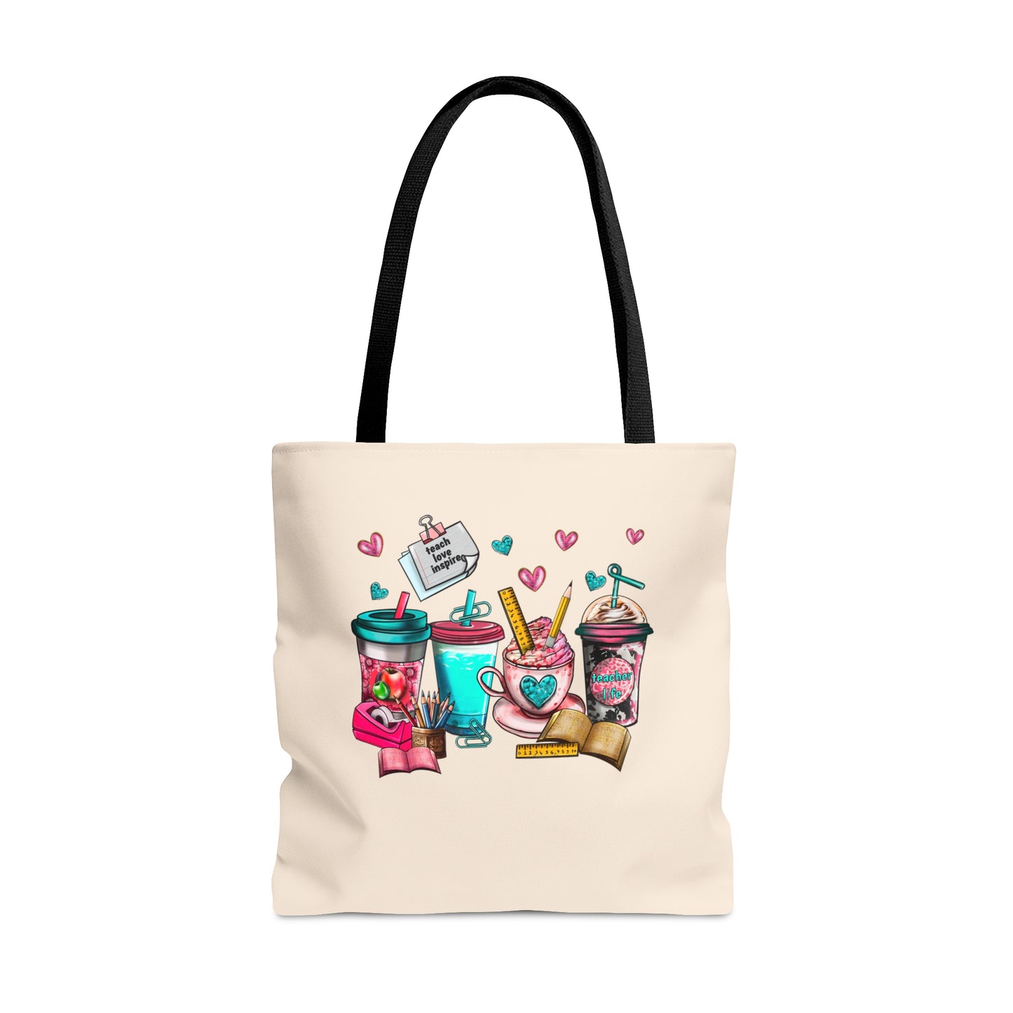 Caffeinate and Educate Tote Bag