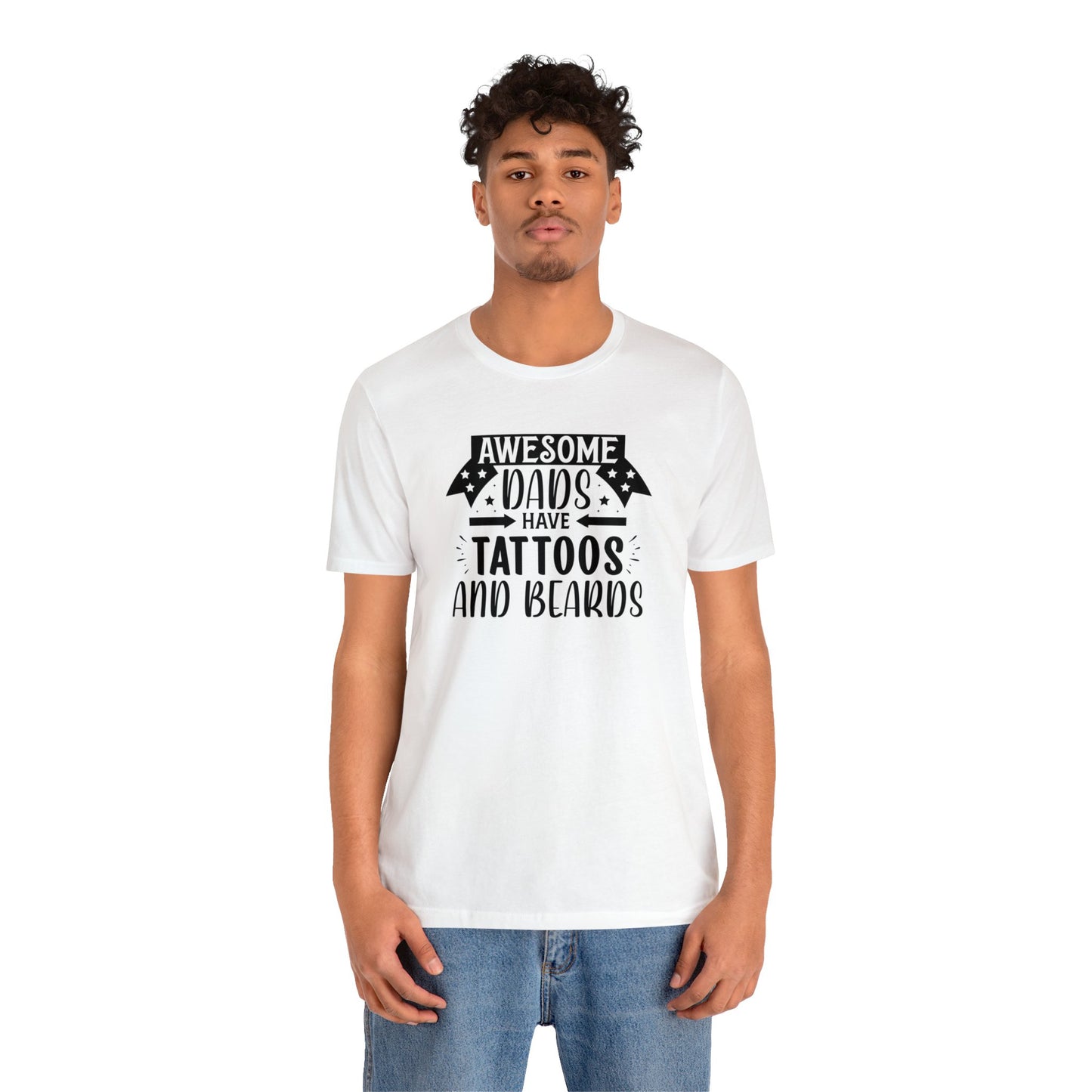 Beard and Tattoo Dad Tshirt