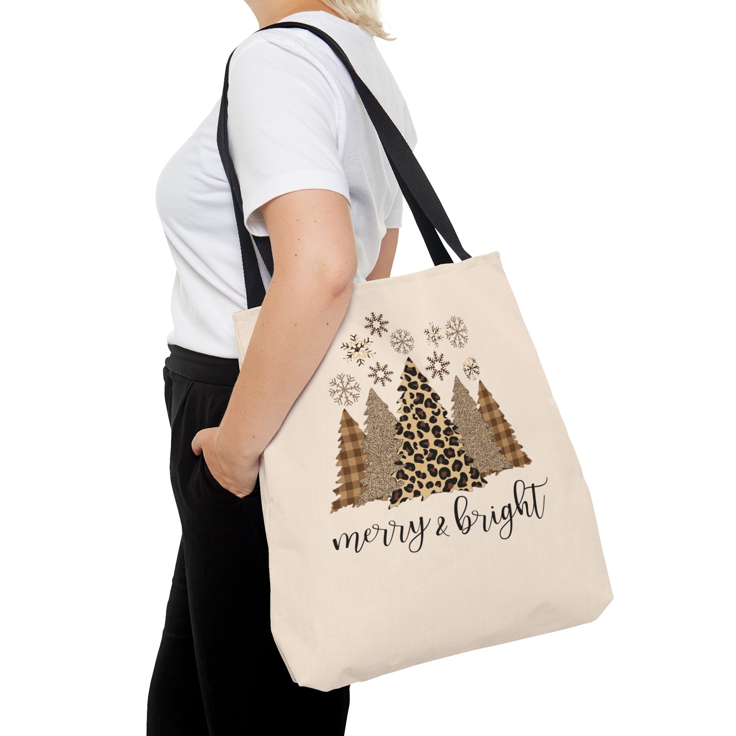 Leopard Print Trees Tote Bag
