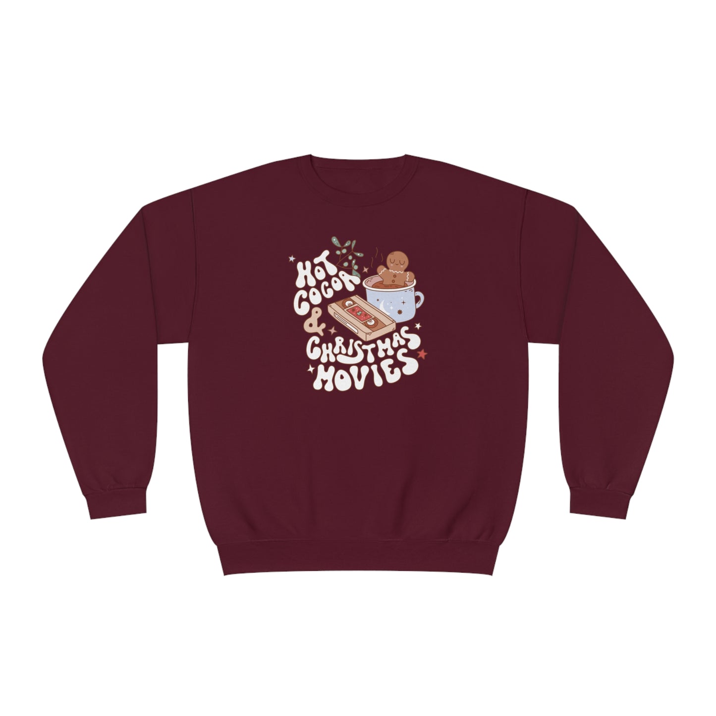 Hot Cocoa and Christmas Movies Sweater