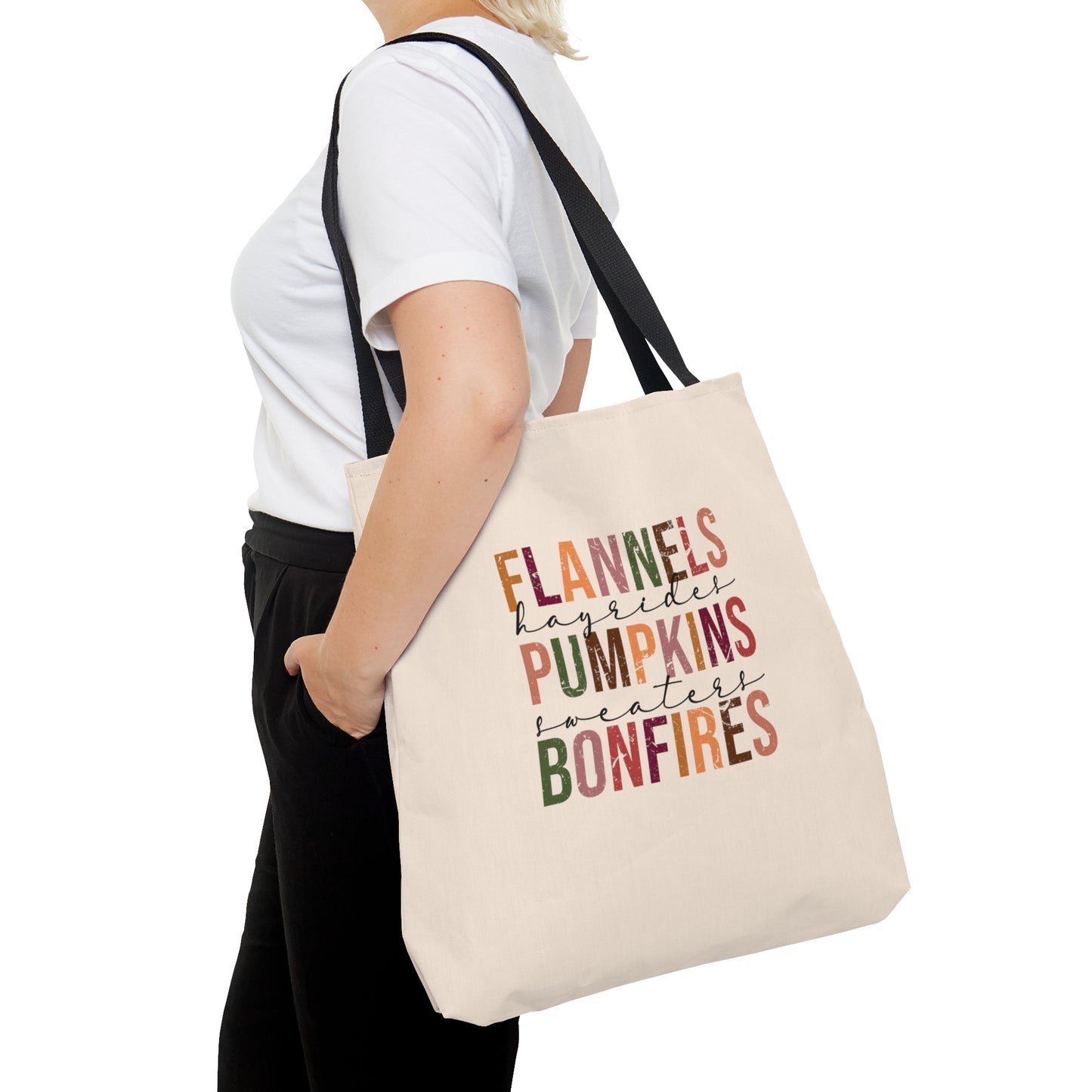 Flanner Pumpkins Bonfires Tote