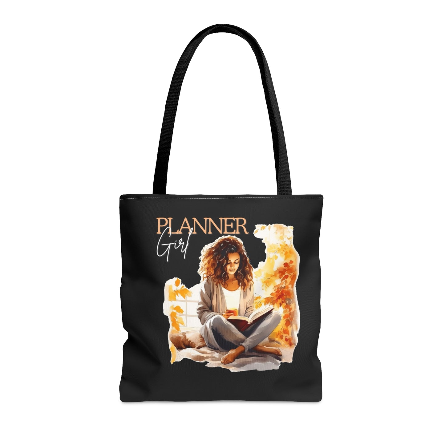 Cozy Planner Girl Tote Bag