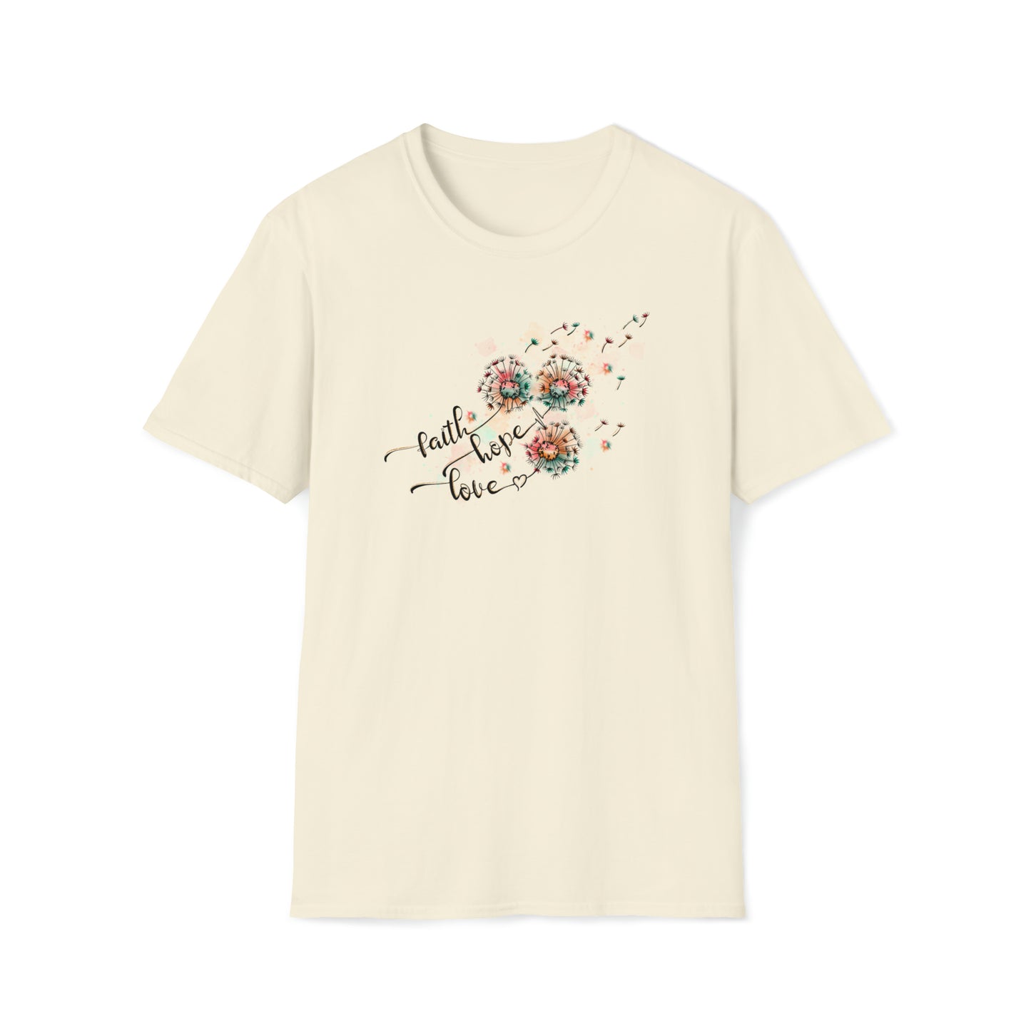 Faith Hope Love Dandelion Shirt