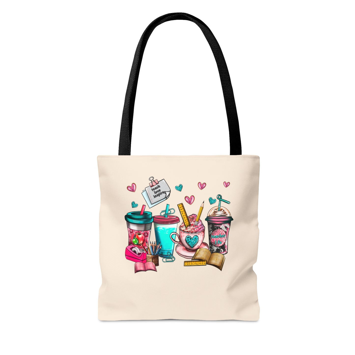Caffeinate and Educate Tote Bag