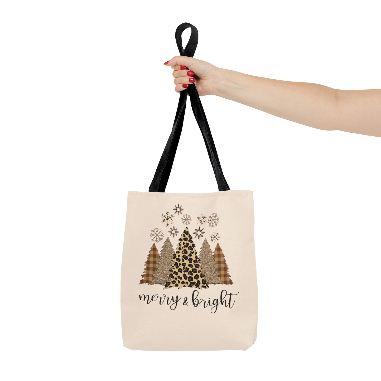 Leopard Print Trees Tote Bag