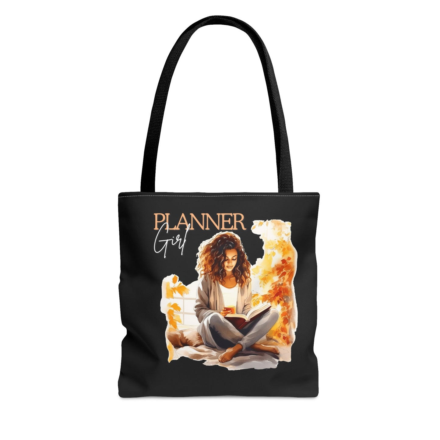 Cozy Planner Girl Tote Bag