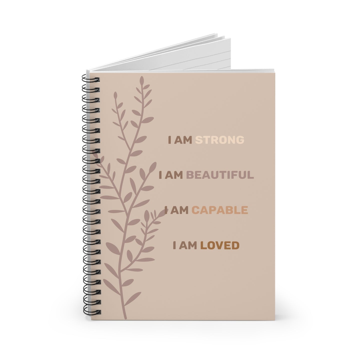 Positive Affirmation Spiral Notebook