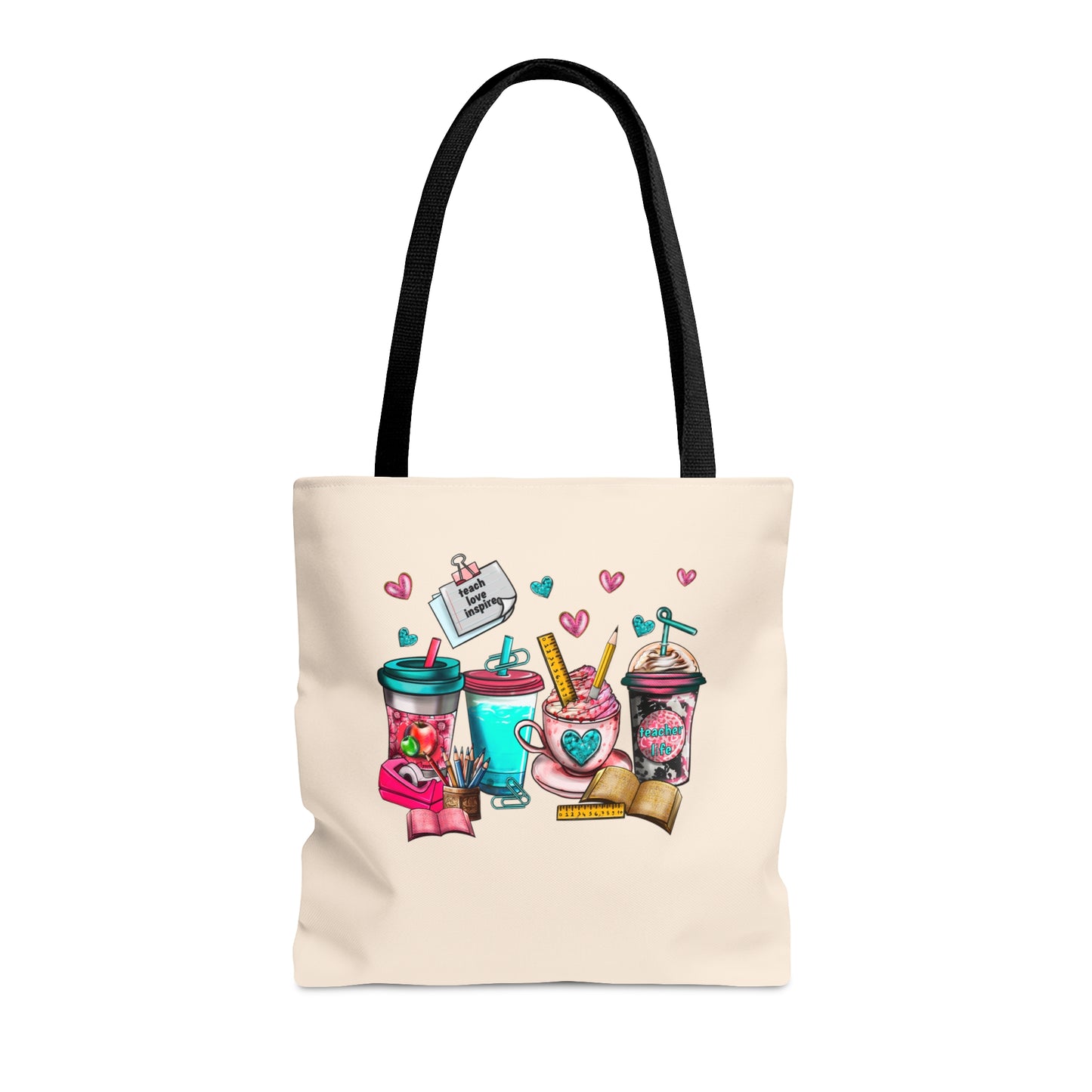 Caffeinate and Educate Tote Bag
