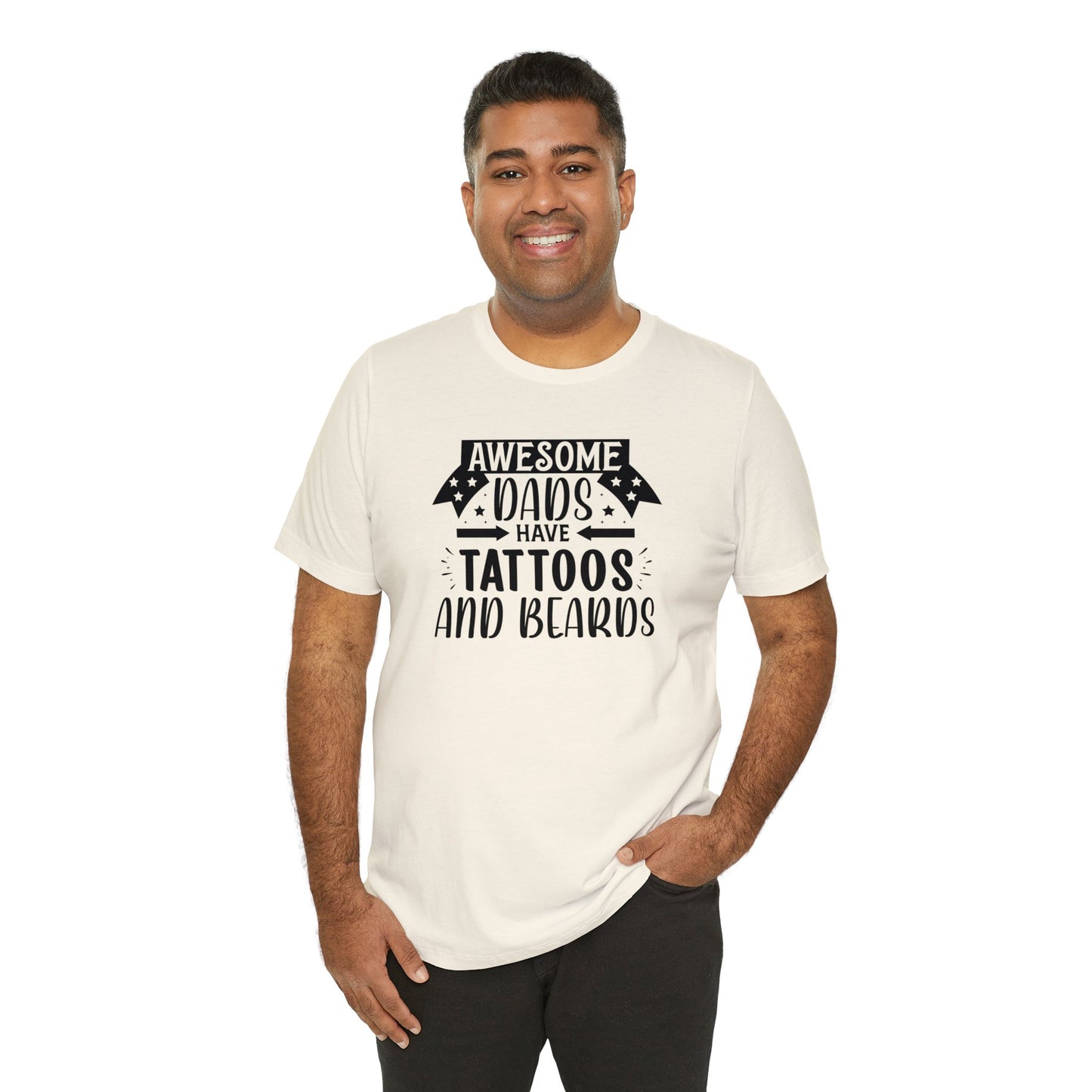 Beard and Tattoo Dad Tshirt