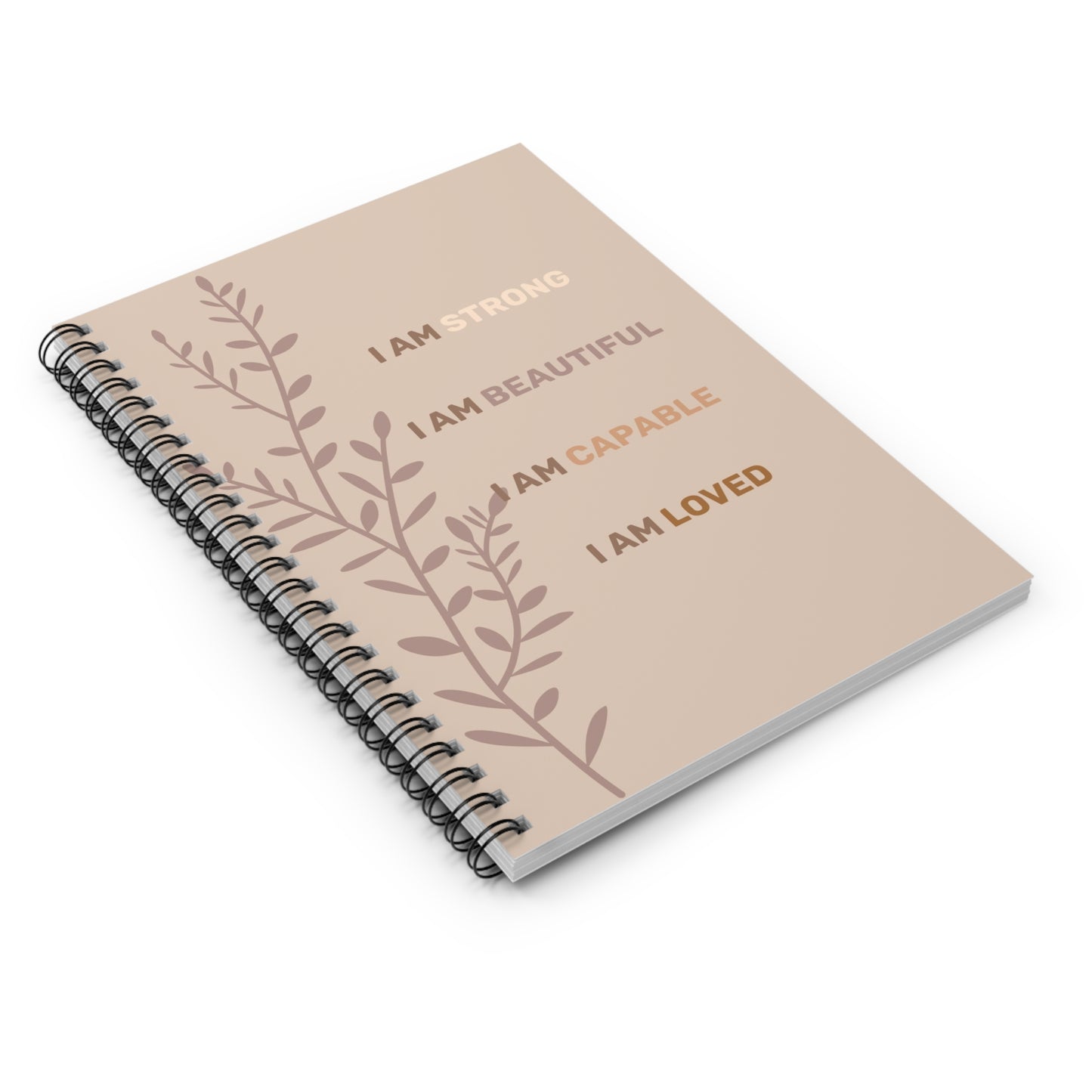 Positive Affirmation Spiral Notebook