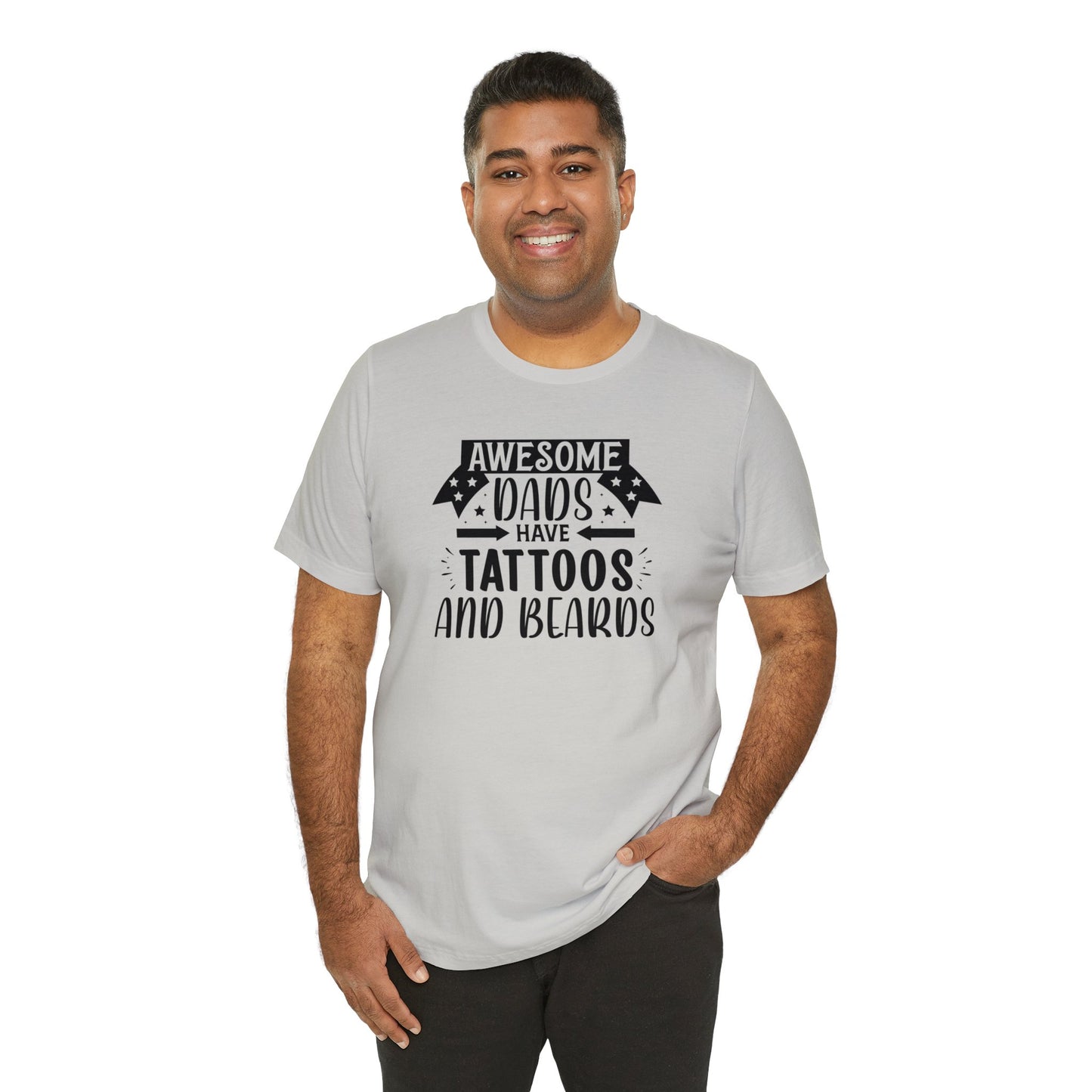Beard and Tattoo Dad Tshirt