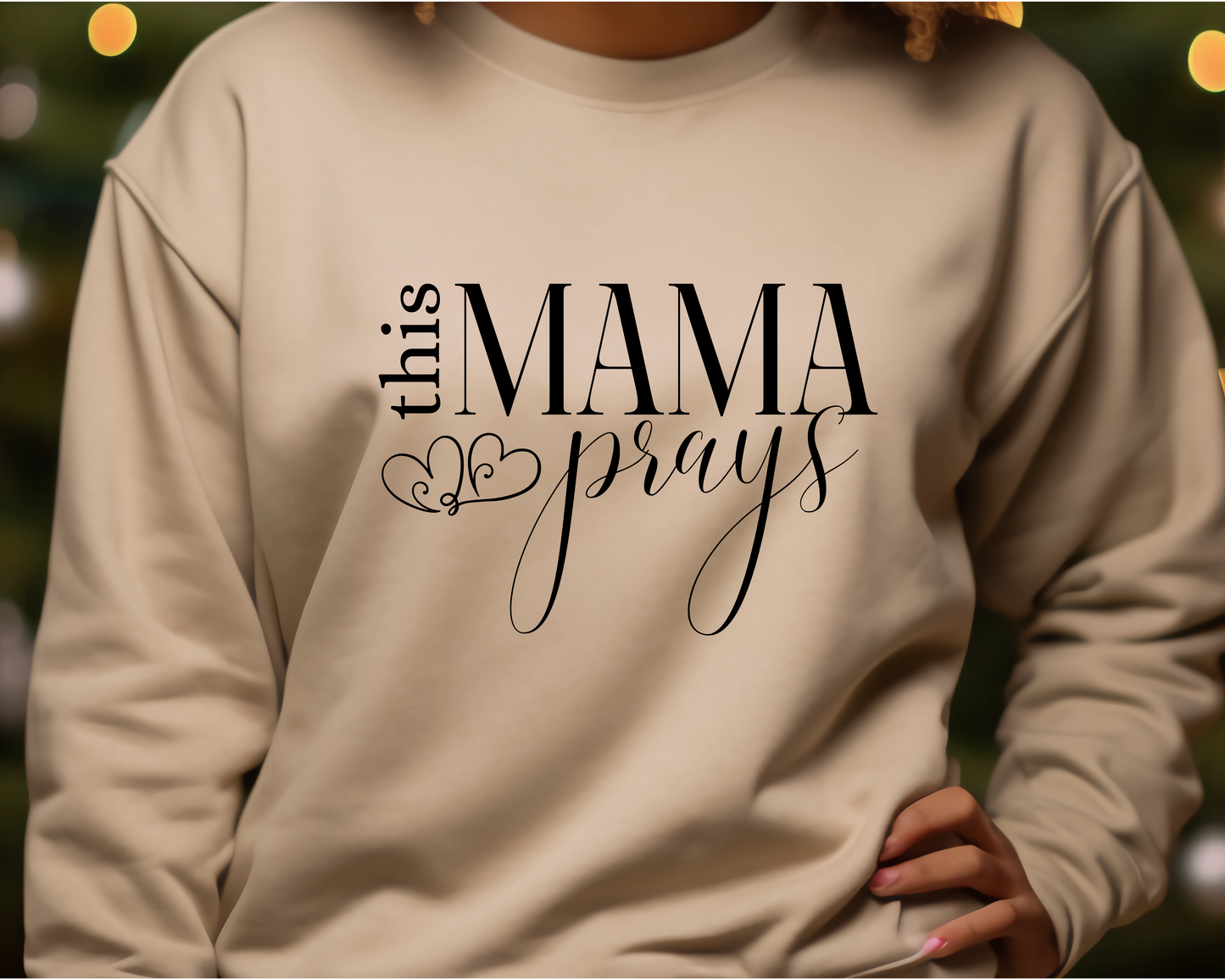 This Mama Prays Sweater