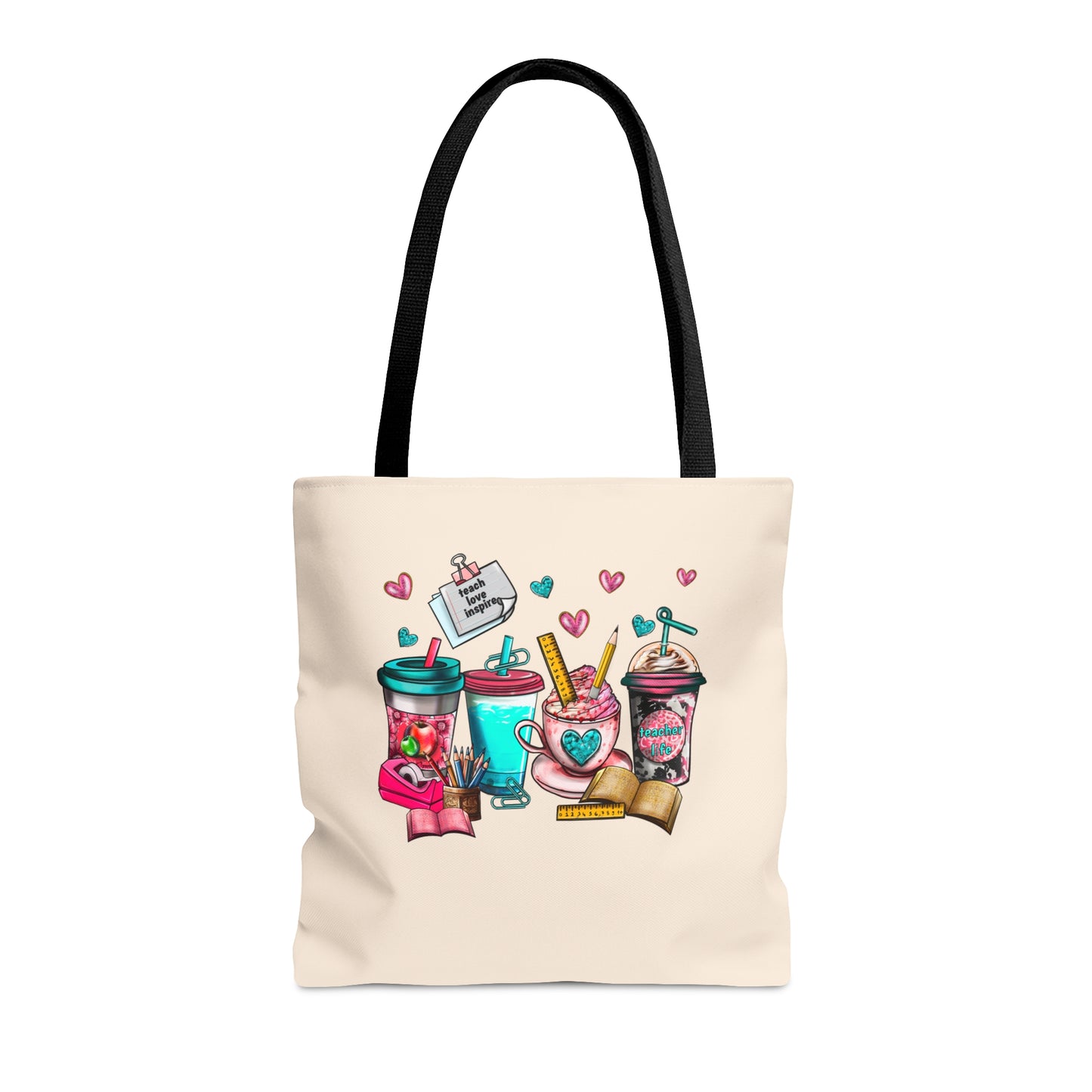 Caffeinate and Educate Tote Bag