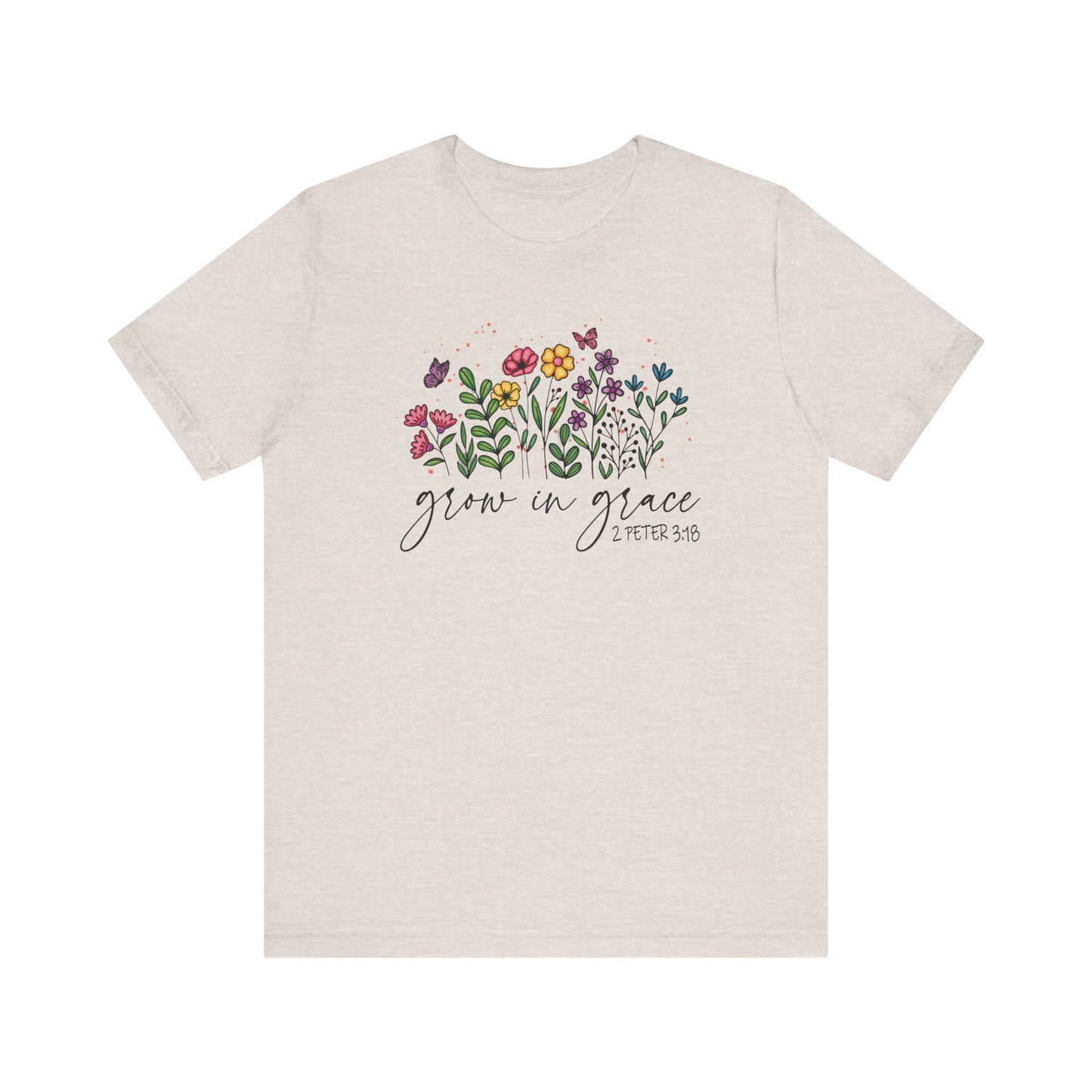 Floral Tee - Grow in Grace Women's T-Shirt
