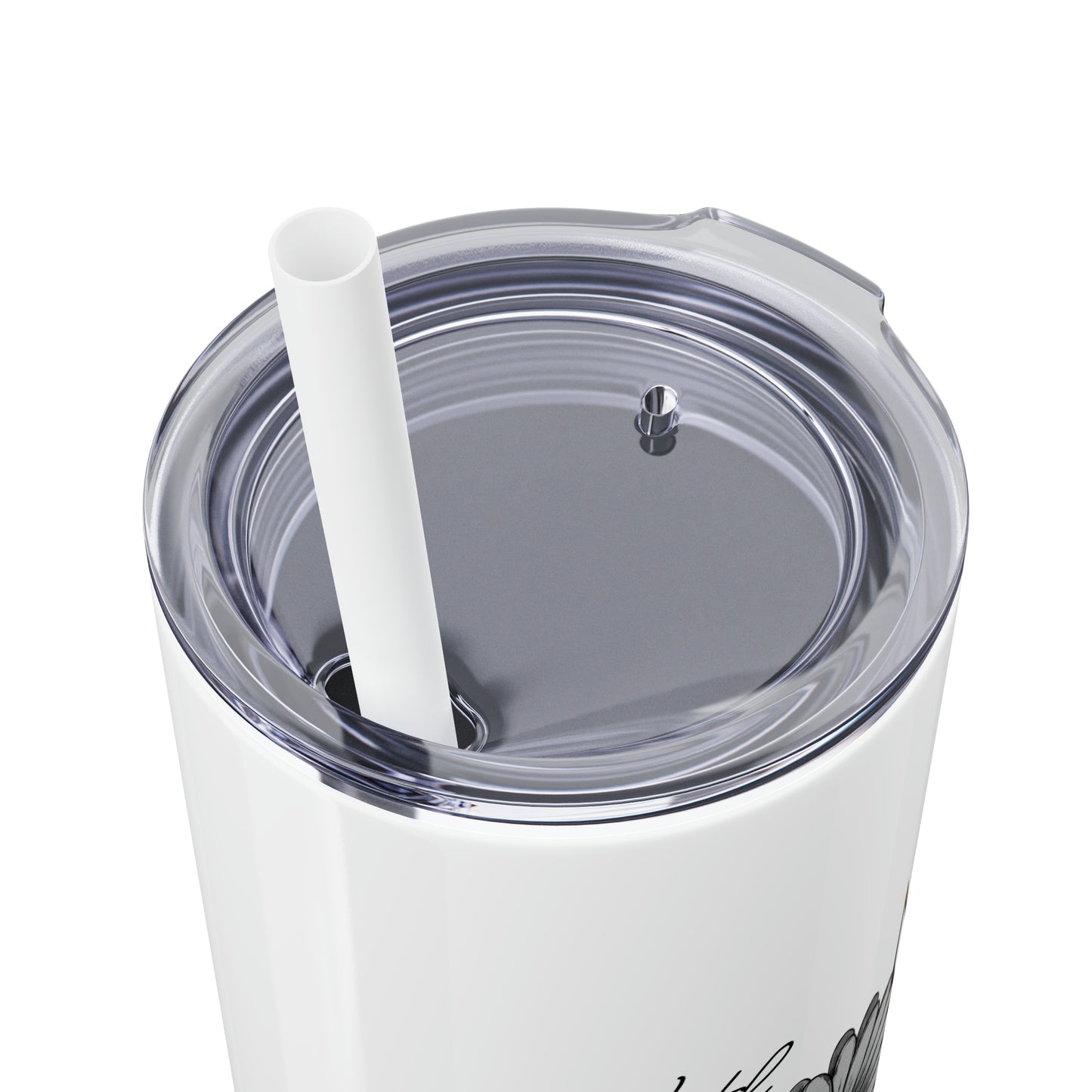 With God Tumbler w/ Straw