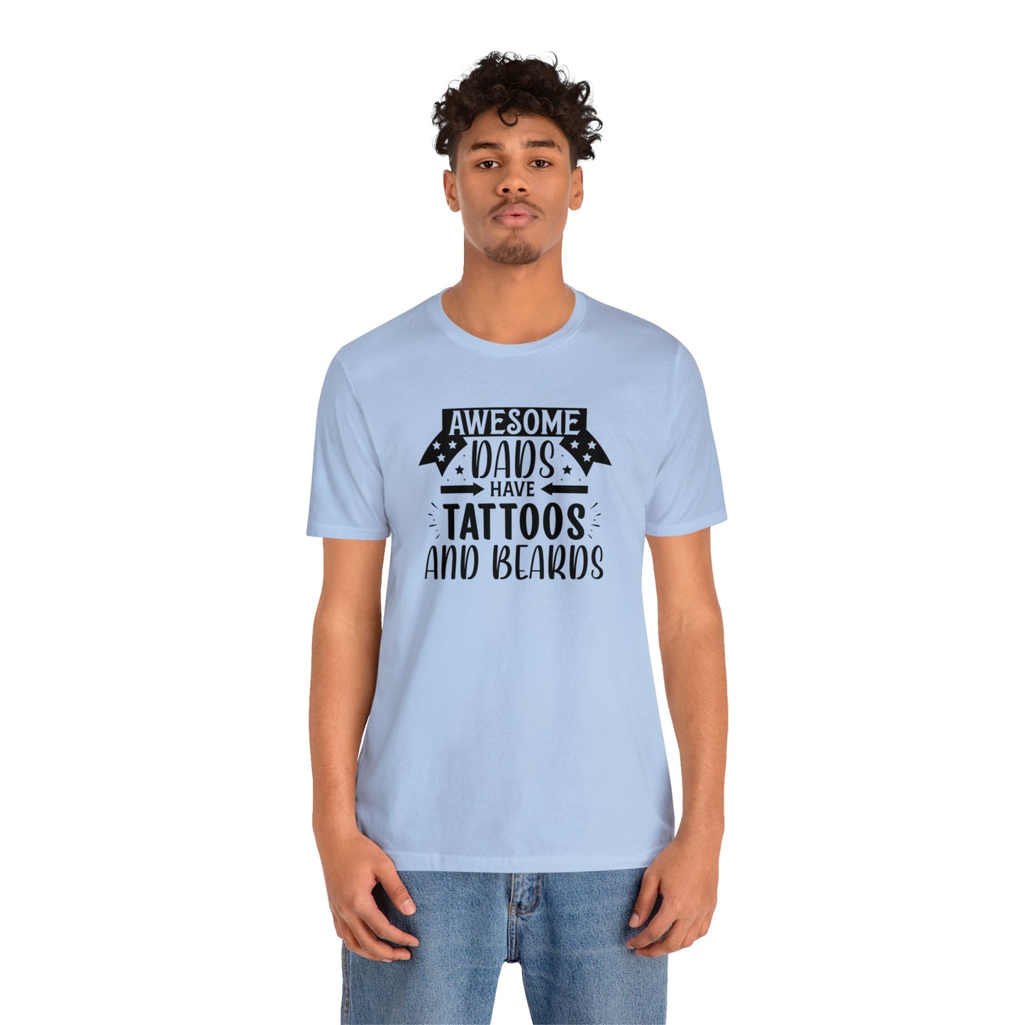 Beard and Tattoo Dad Tshirt