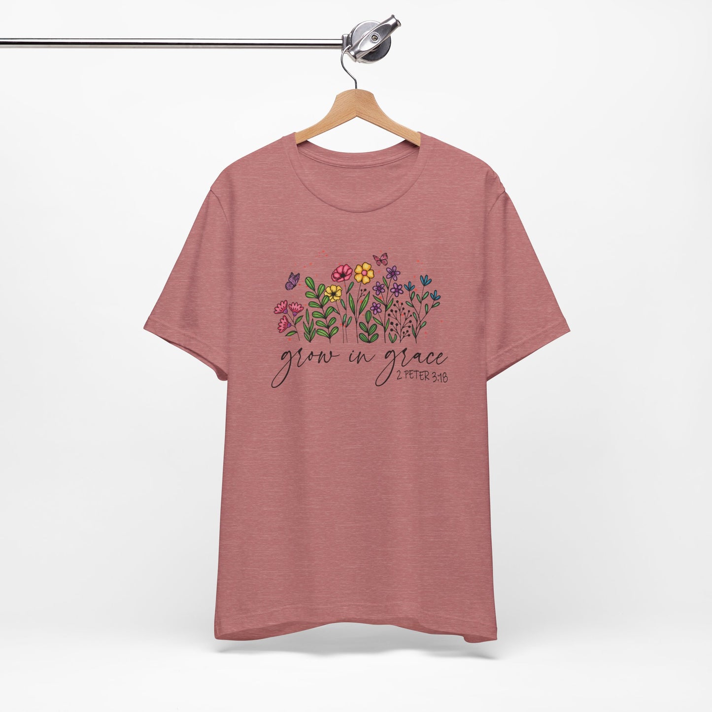 Floral Tee - Grow in Grace Women's T-Shirt