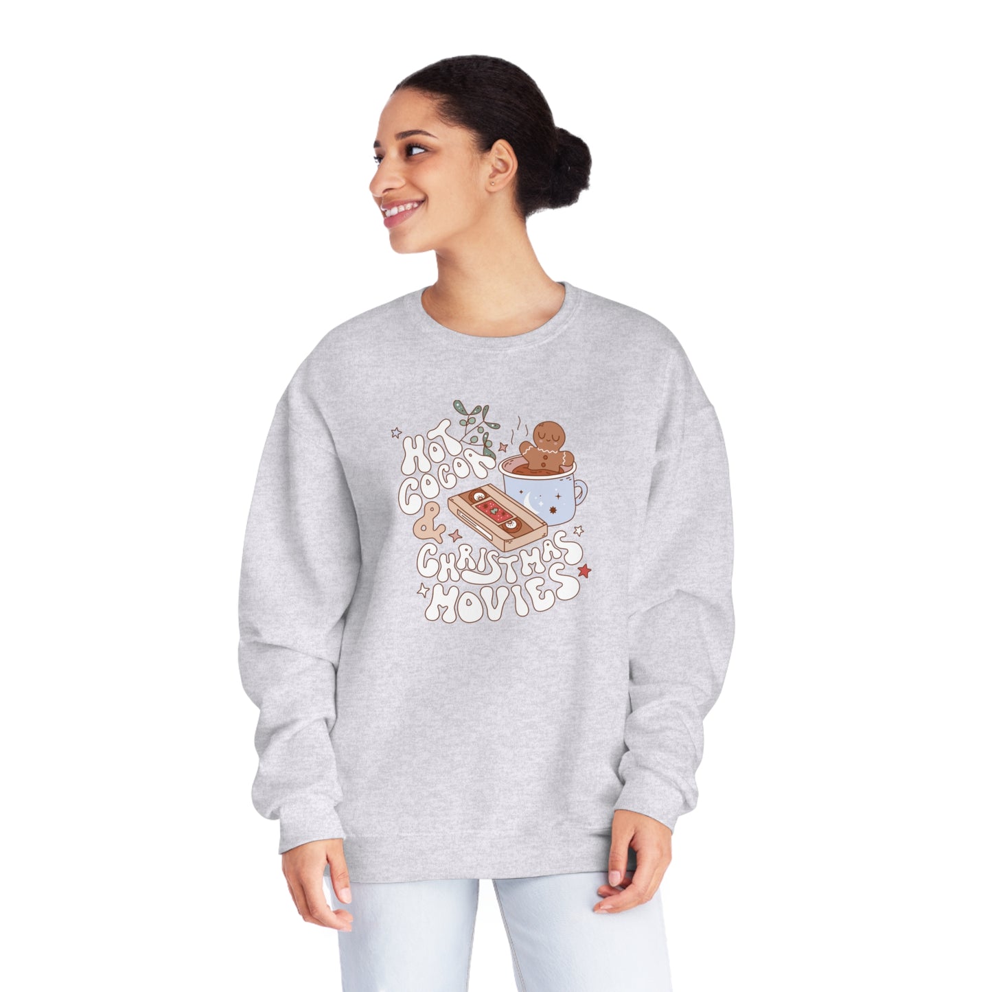 Hot Cocoa and Christmas Movies Sweater