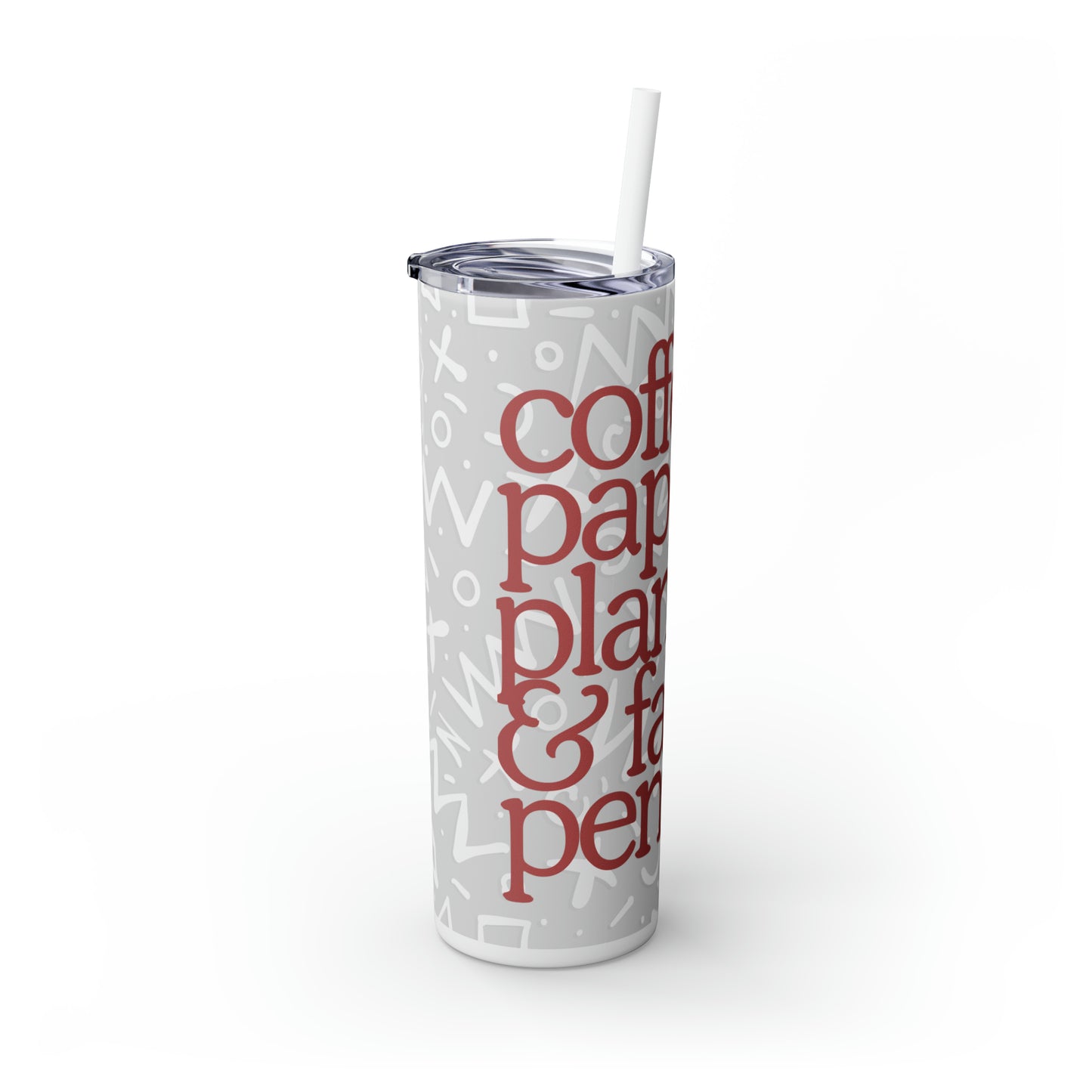 Planner Needs Tumbler w/ Straw