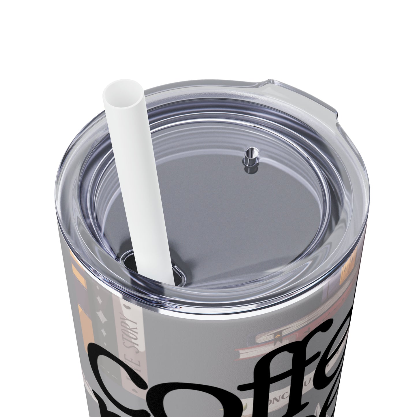 Planner Needs Tumbler w/ Straw (Black+Books)