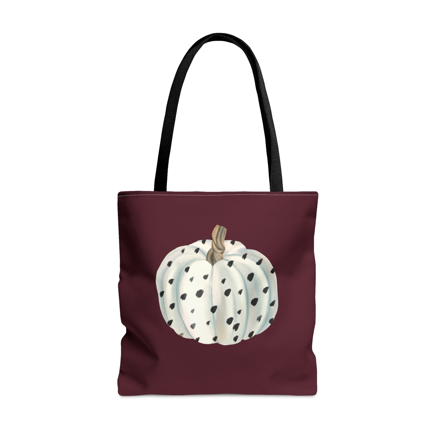 Polka Dot Pumpkin Tote