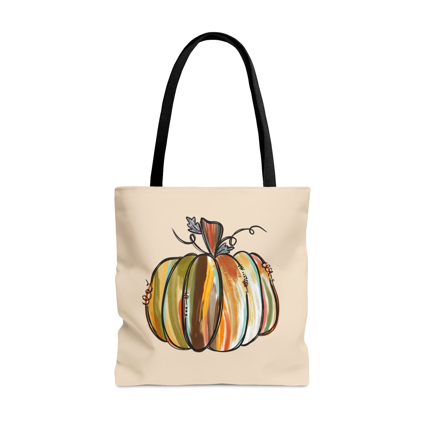 Painted Pumpkin Tote