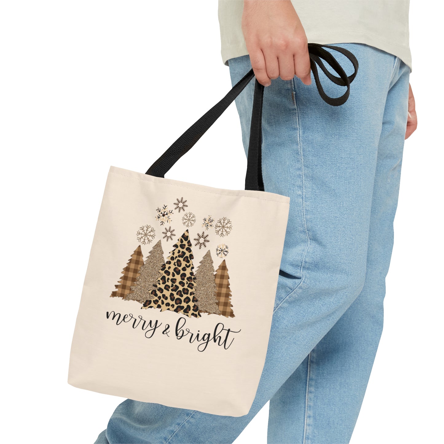 Leopard Print Trees Tote Bag
