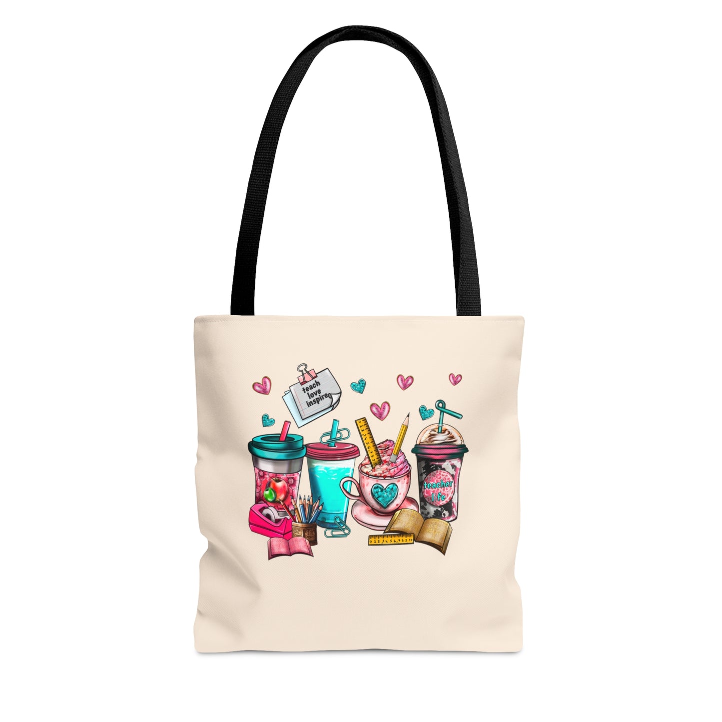 Caffeinate and Educate Tote Bag