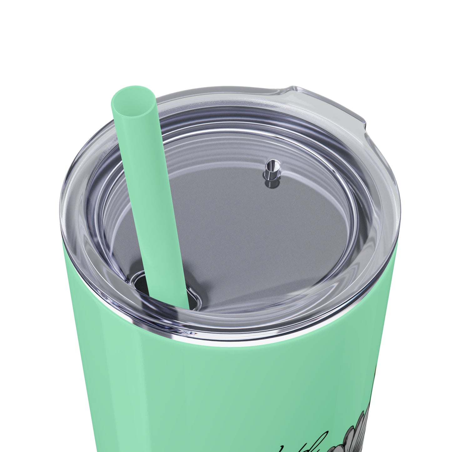 With God Tumbler w/ Straw