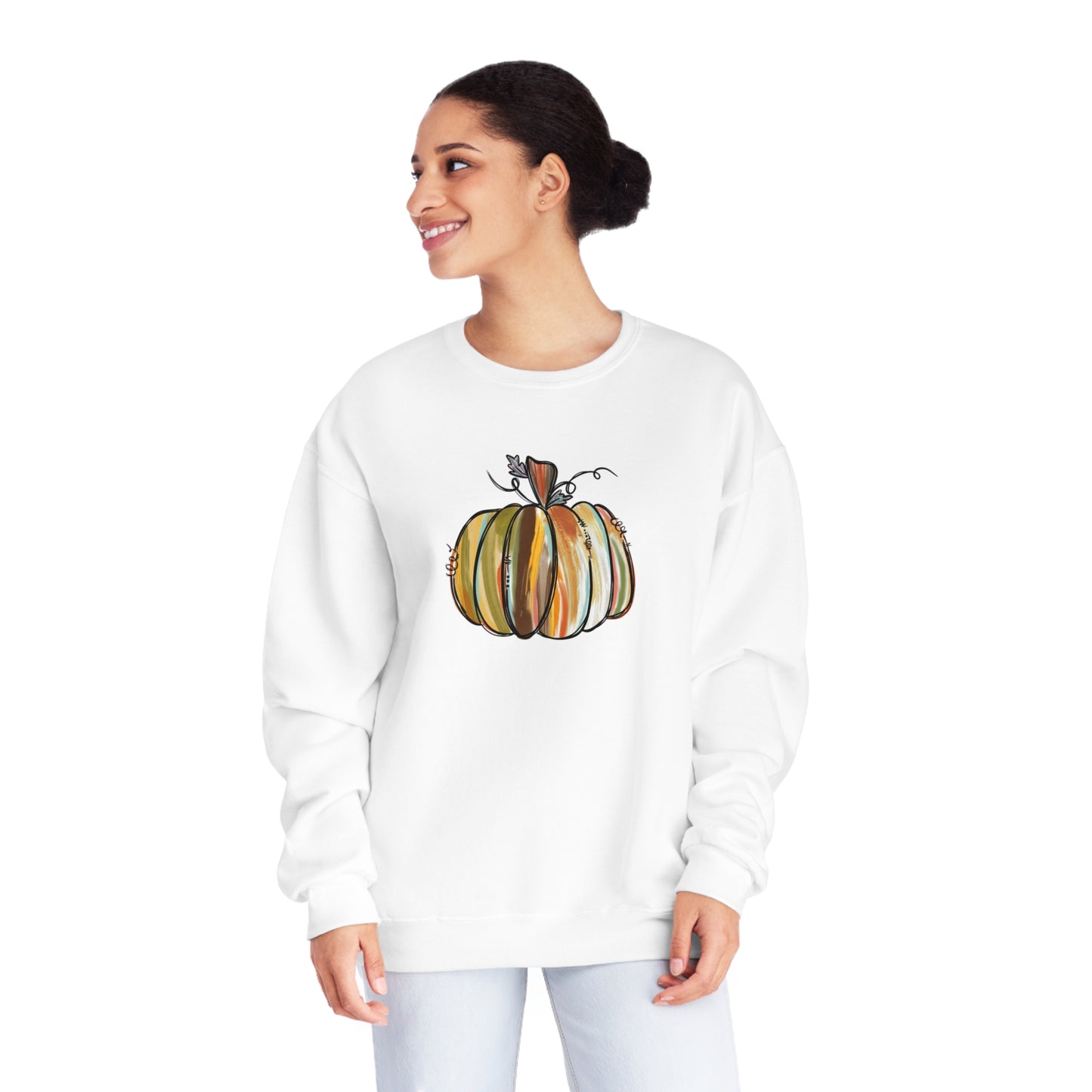 Painted Pumpkin Sweater