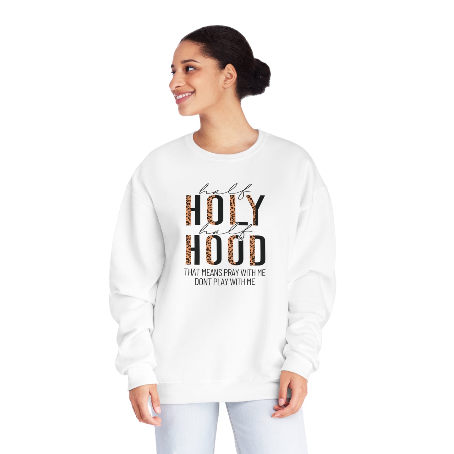 Half Hood Half Holy Sweater