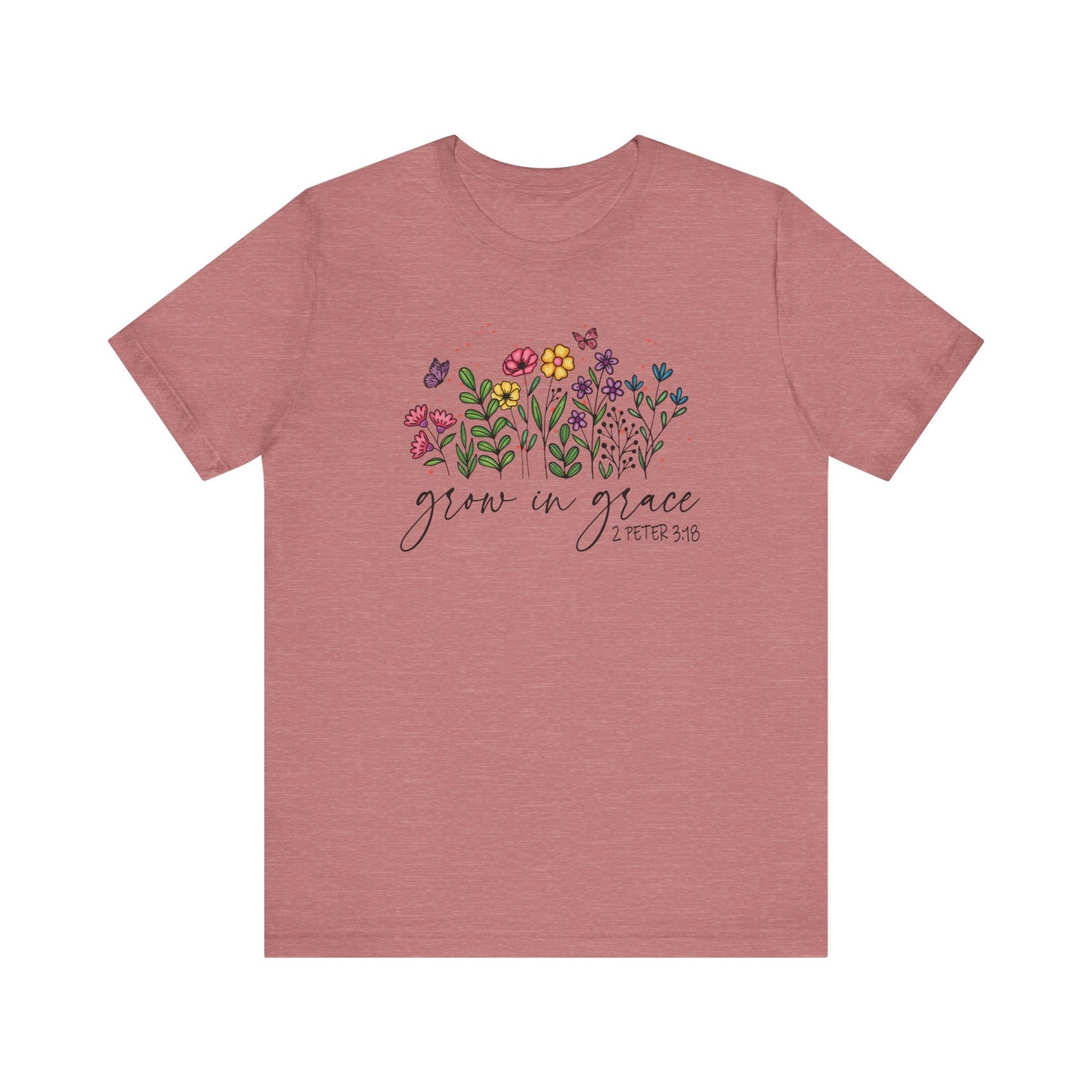 Floral Tee - Grow in Grace Women's T-Shirt