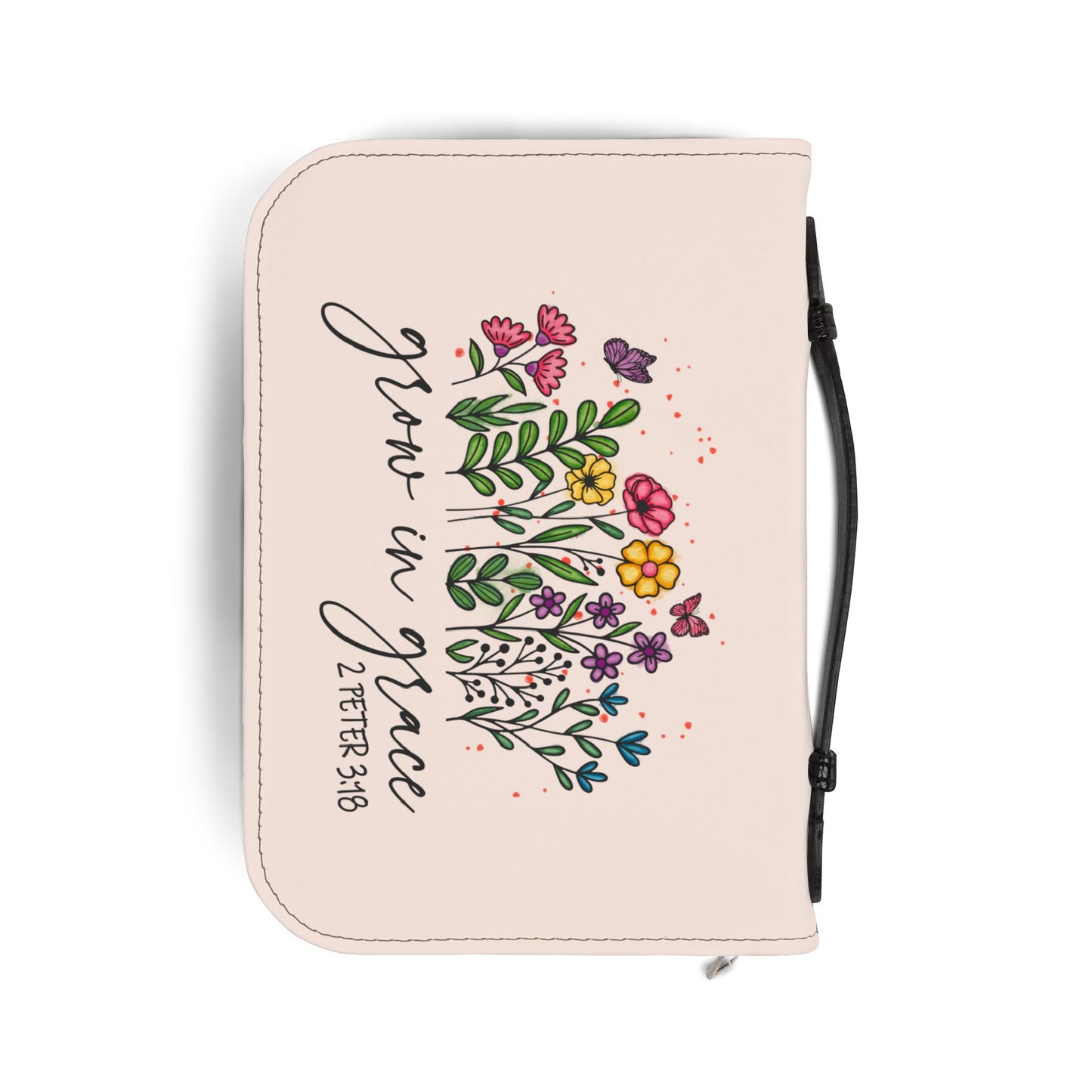 Grow in Grace Floral Bible Cover