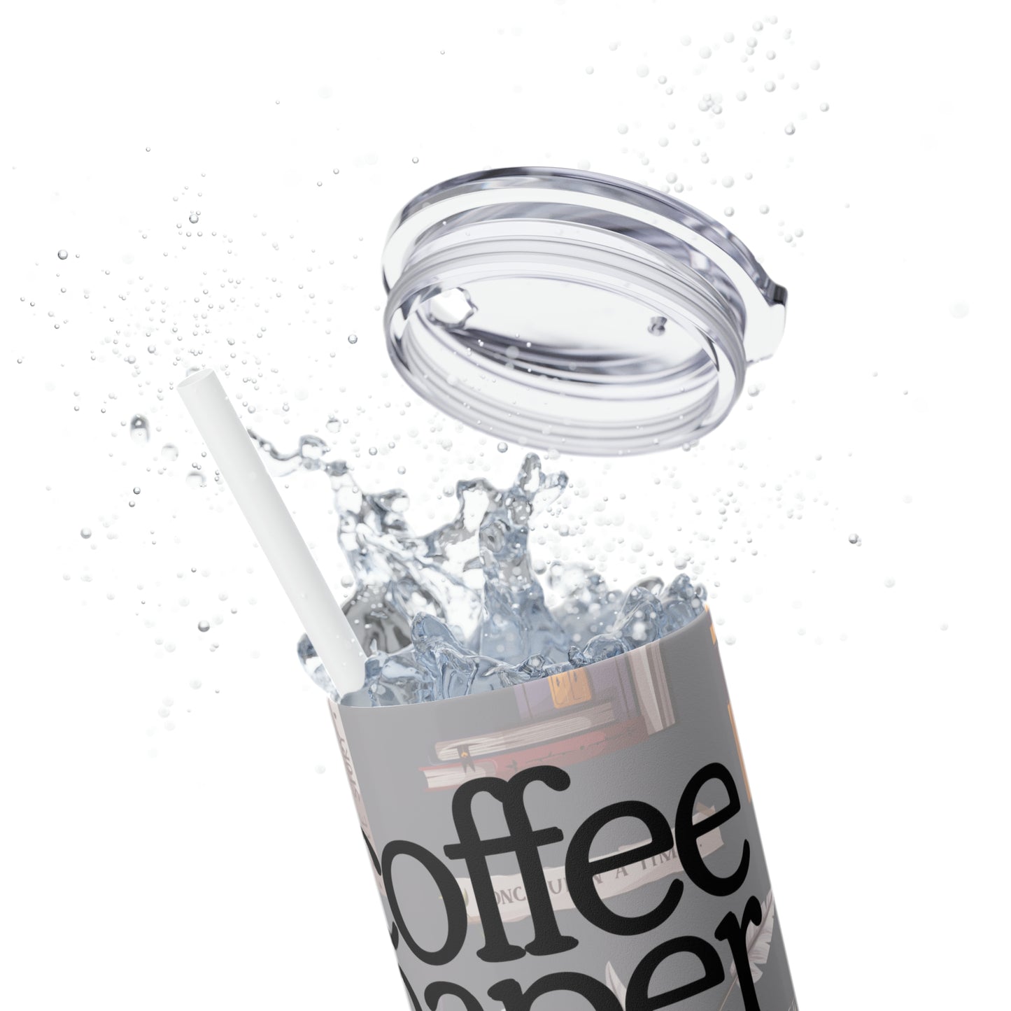 Planner Needs Tumbler w/ Straw (Black+Books)