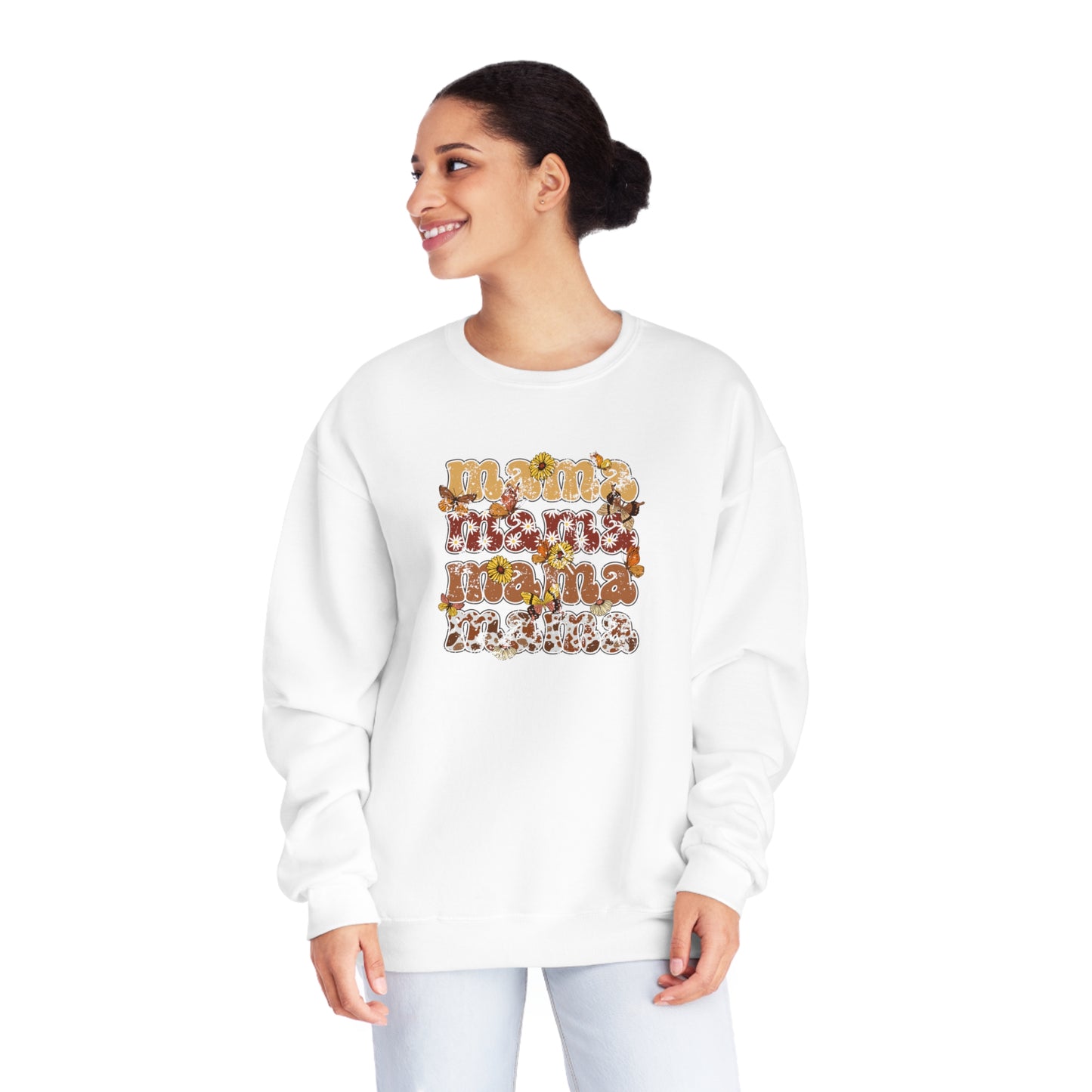 Retro Floral Mama Sweater