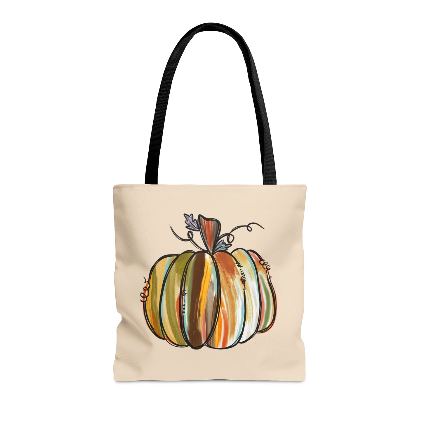 Painted Pumpkin Tote